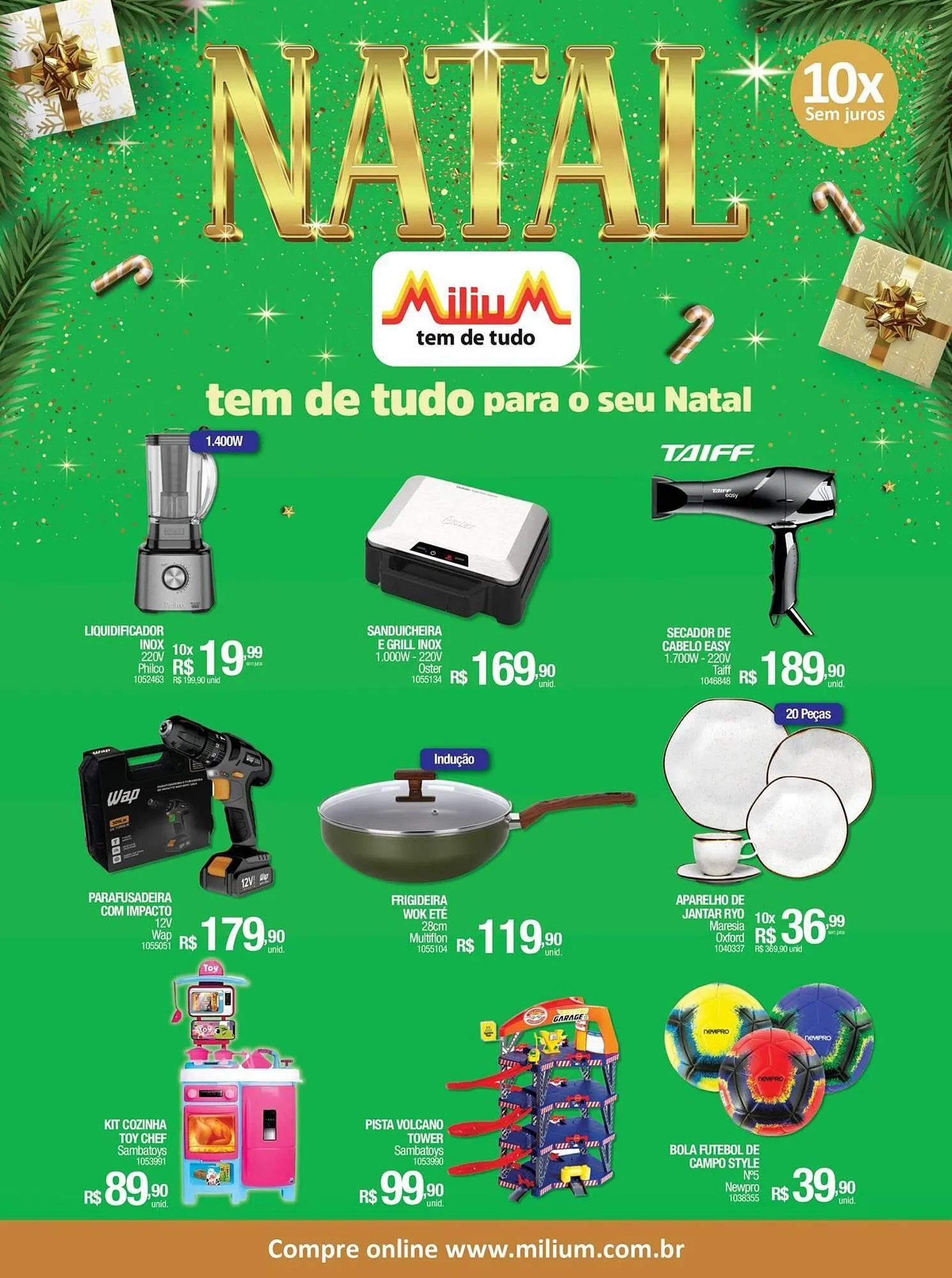 Encarte de Catálogo Milium 5 de dezembro até 14 de janeiro 2026 - Pagina 1