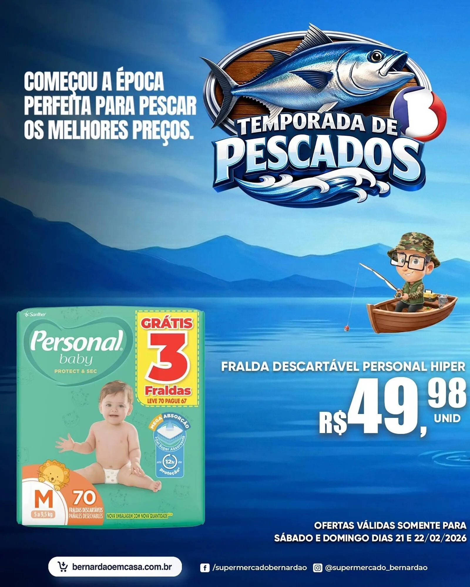 Encarte de Catálogo Supermercado Bernardão 21 de fevereiro até 22 de fevereiro 2026 - Pagina 3