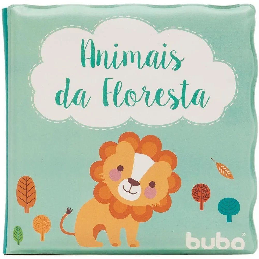 Livro De Banho Para Bebê Buba - Animais da Floresta