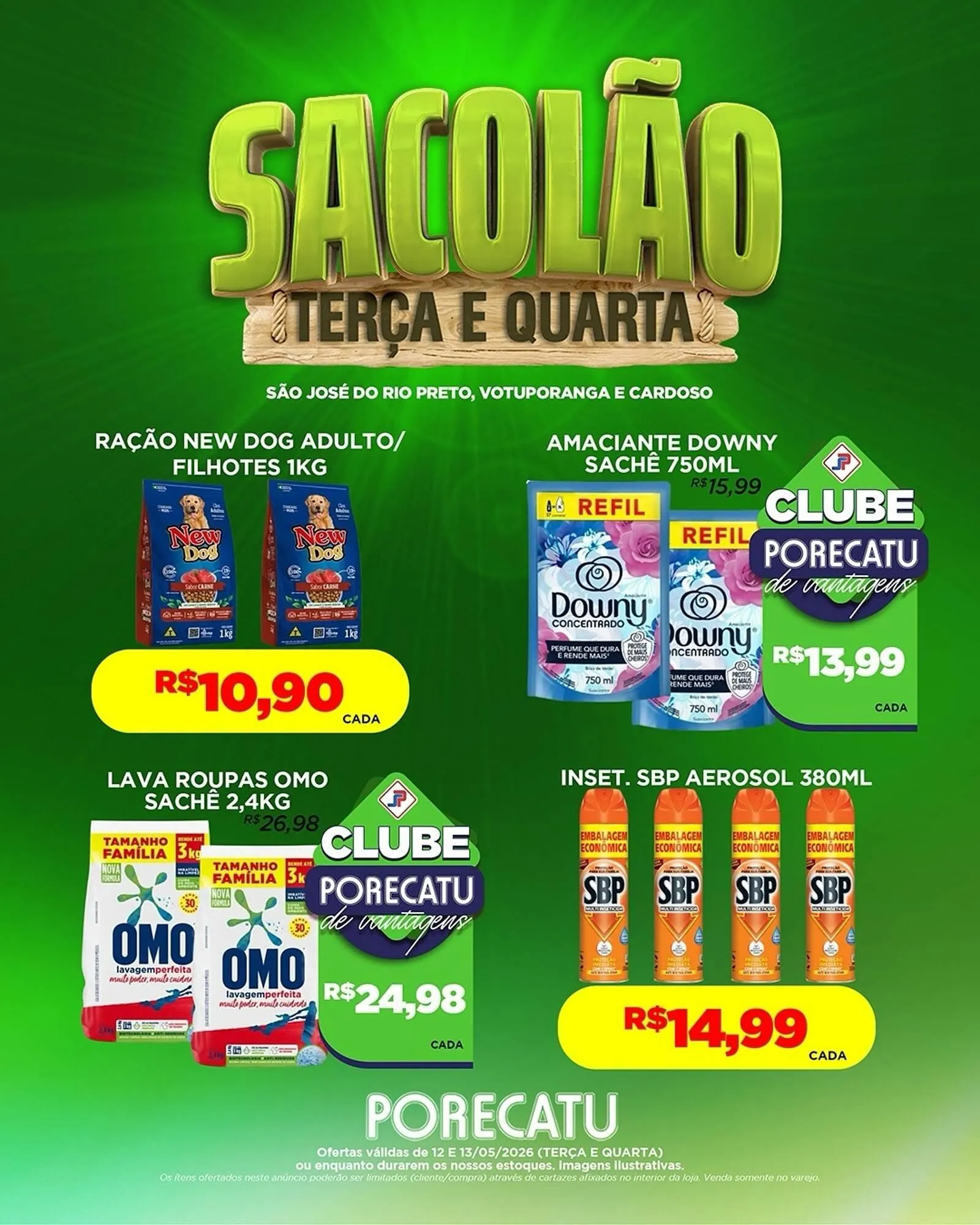 Encarte de Catálogo Supermercado Porecatu 12 de maio até 13 de maio 2026 - Pagina 18