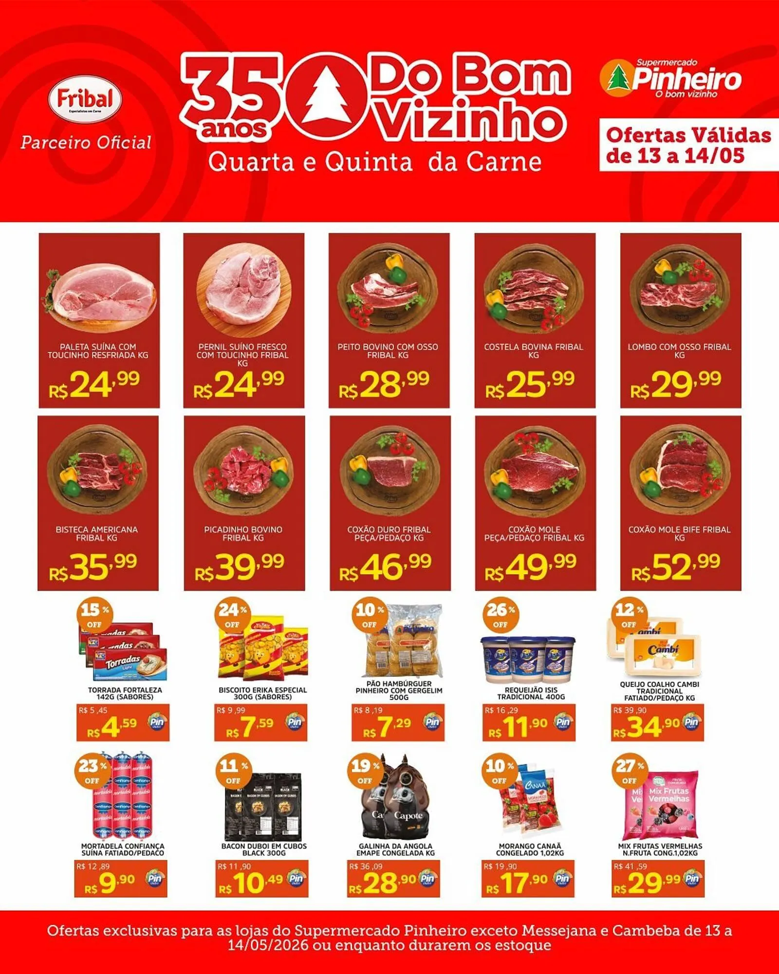 Encarte de Encarte Pinheiro Supermercado 13 de maio até 14 de maio 2026 - Pagina 2