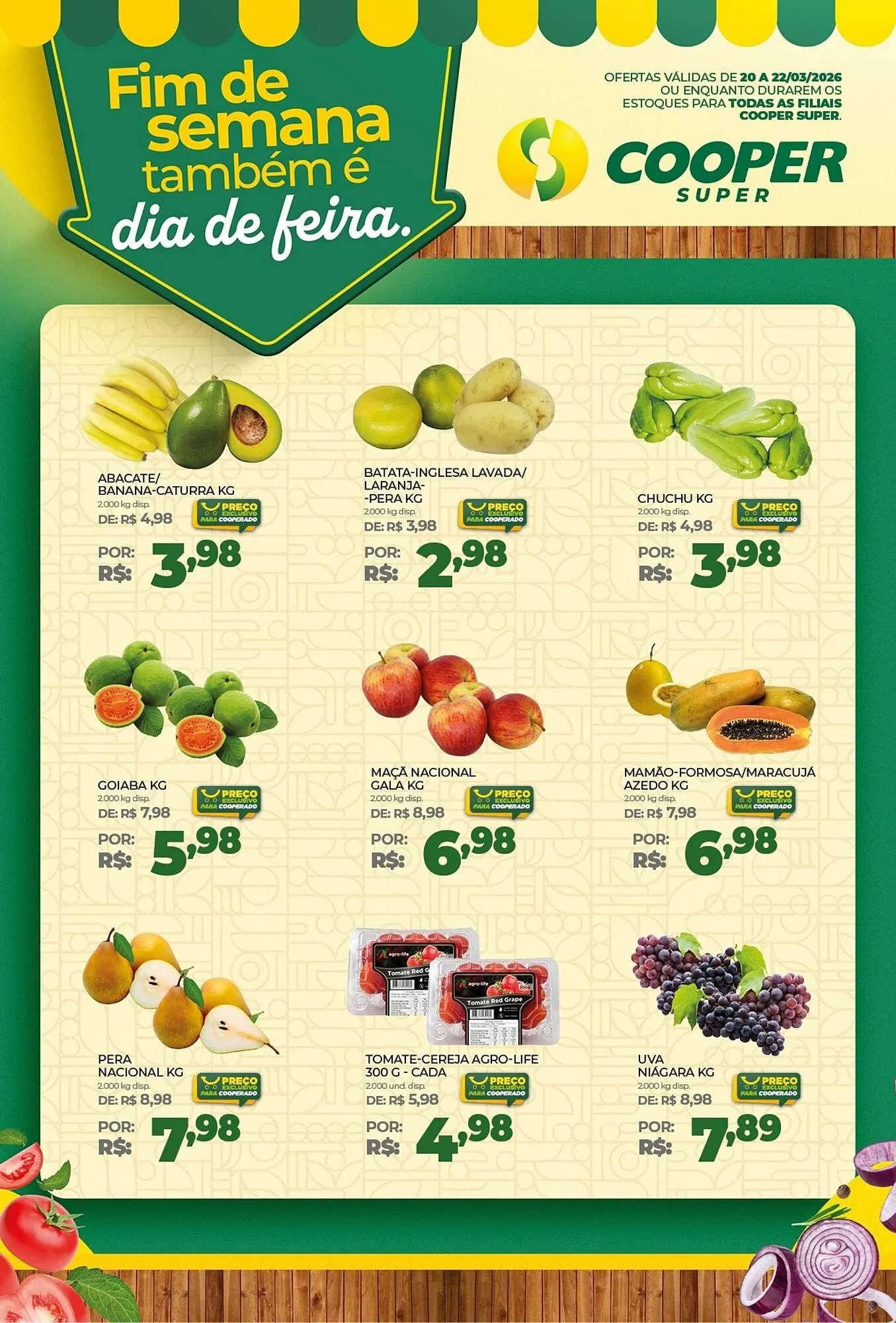 Encarte de Tabloide Cooper 20 de março até 22 de março 2026 - Pagina 1