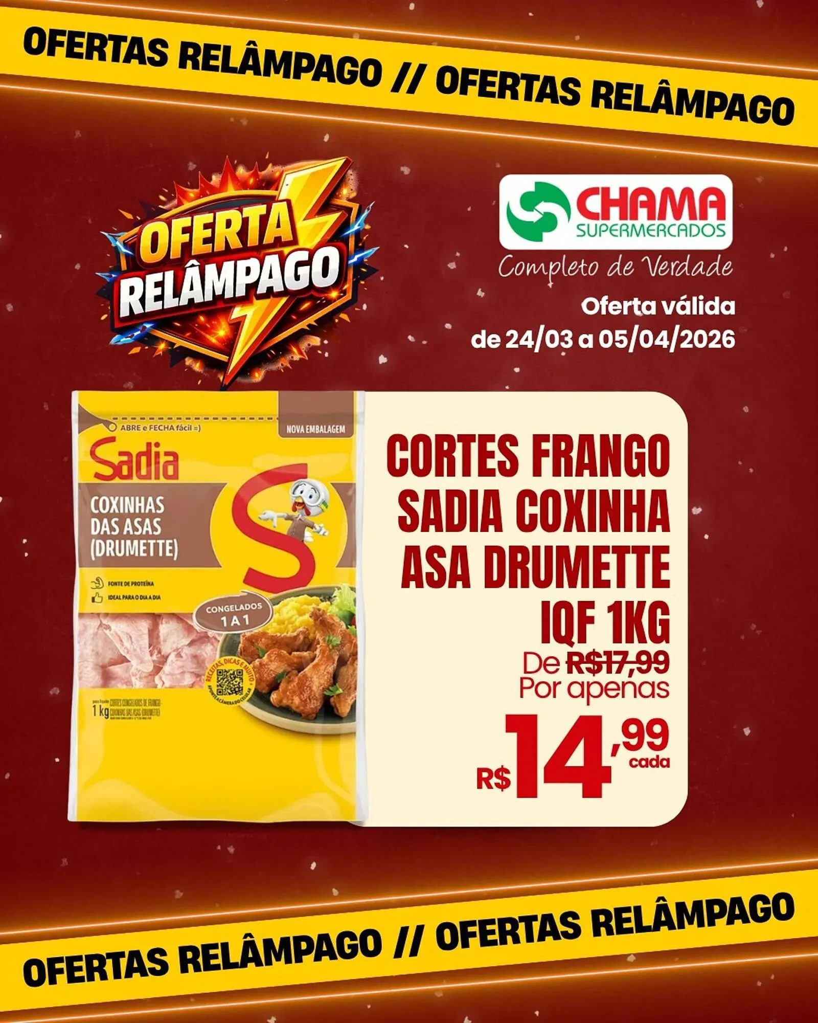 Encarte de Catálogo Chama Supermercados 24 de março até 5 de abril 2026 - Pagina 5