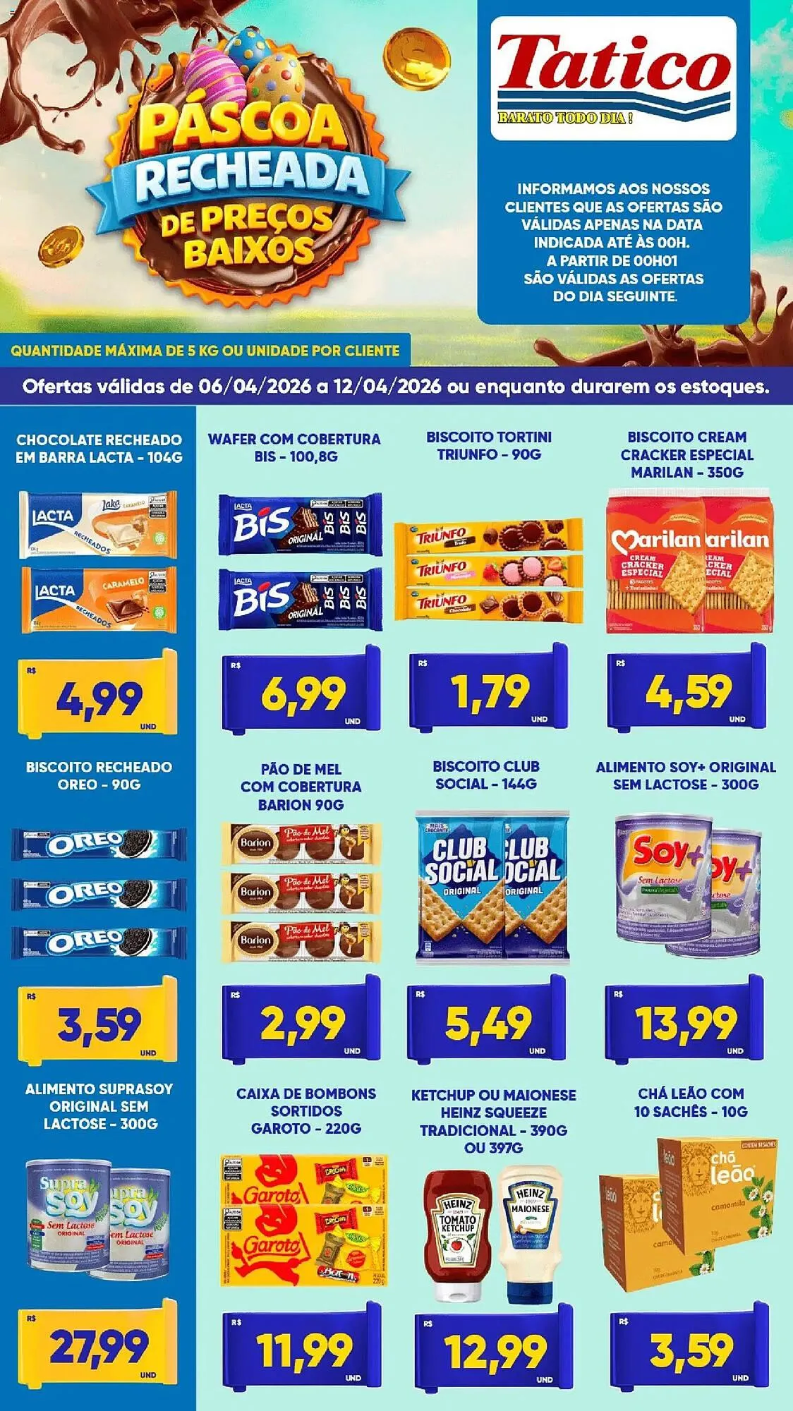 Encarte de Tabloide Tatico 6 de abril até 12 de abril 2026 - Pagina 5