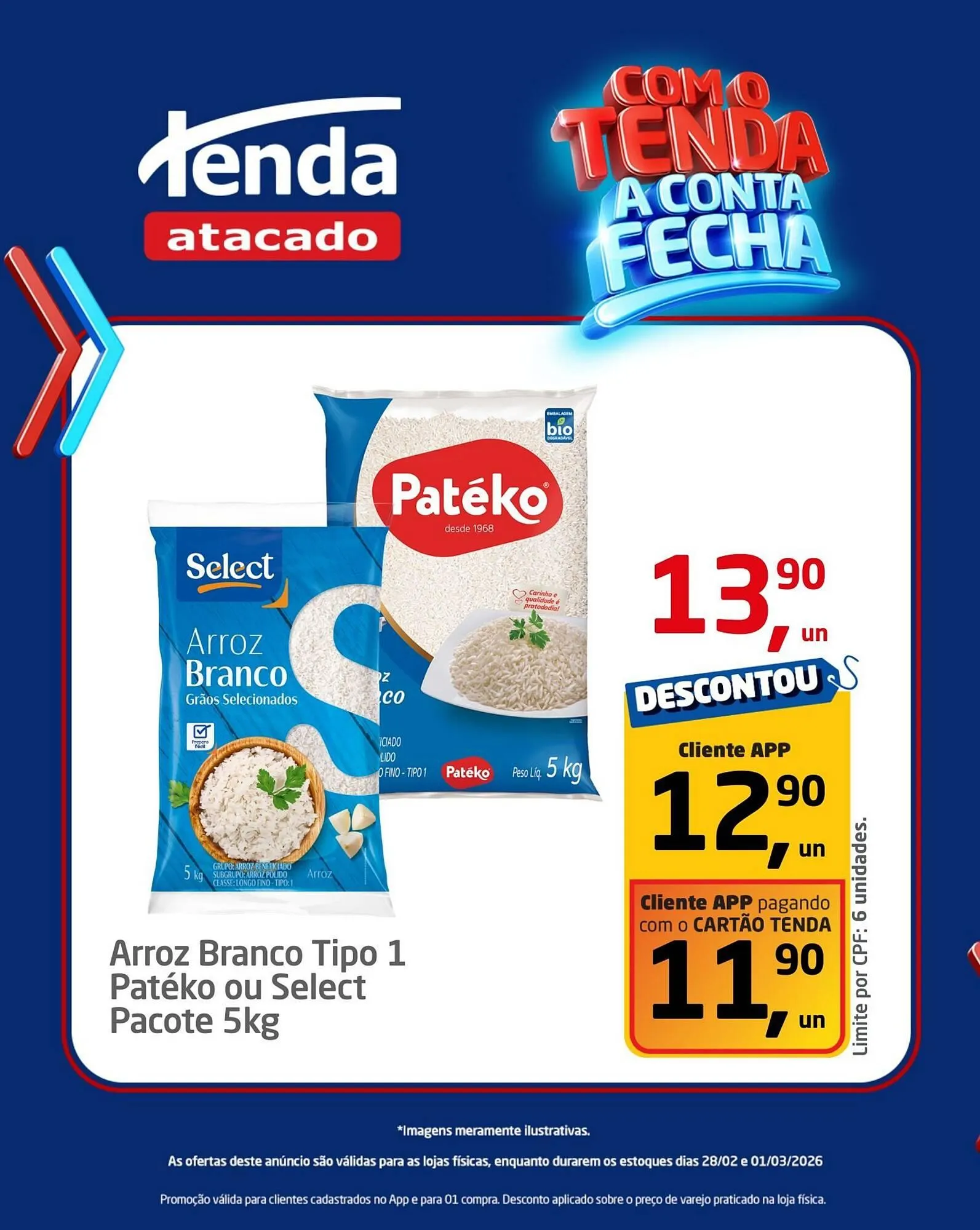 Encarte de Folheto Tenda Atacado 26 de fevereiro até 4 de março 2026 - Pagina 1