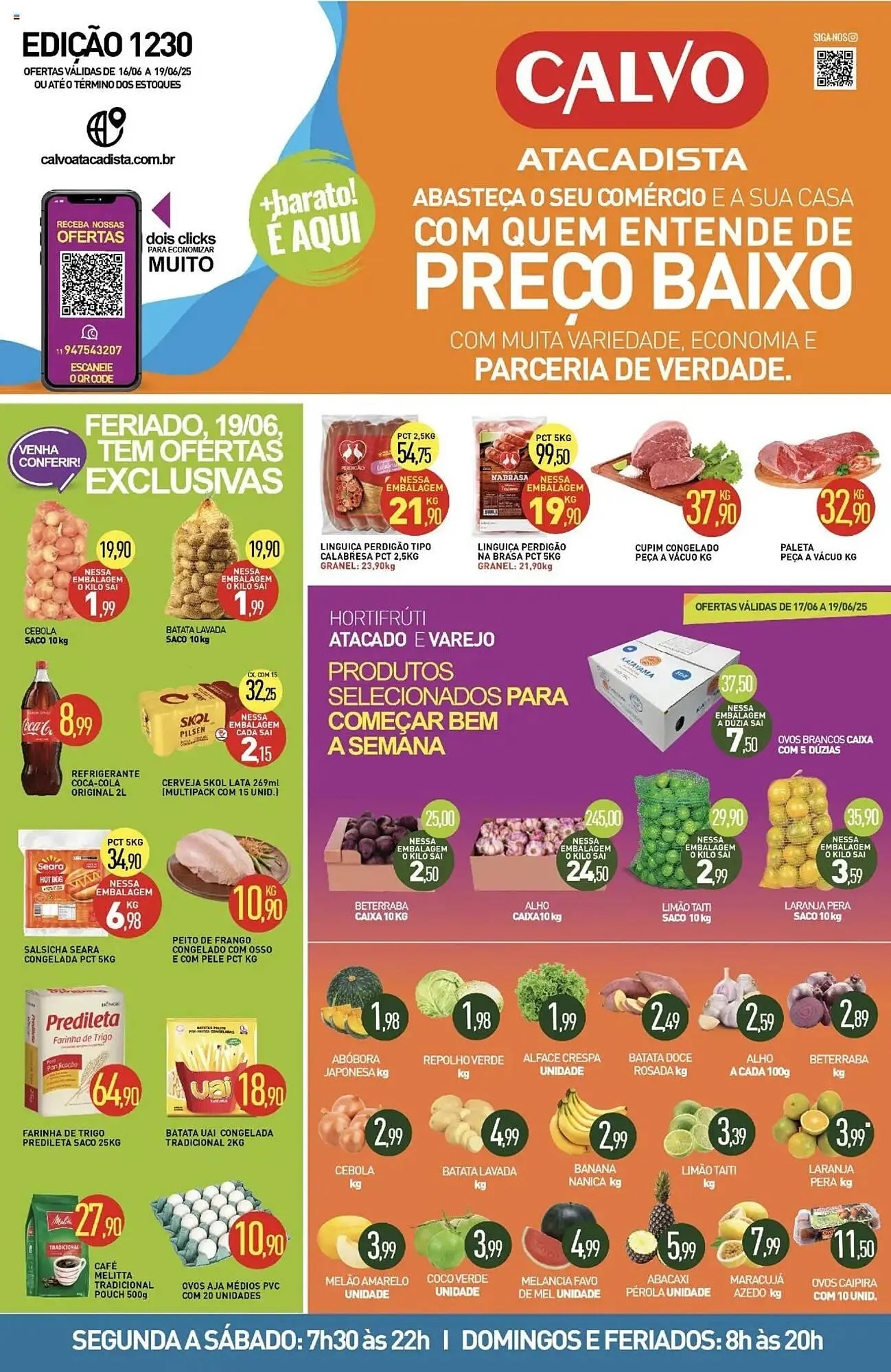 Encarte de Catálogo Calvo Atacadista 16 de junho até 20 de junho 2025 - Pagina 1