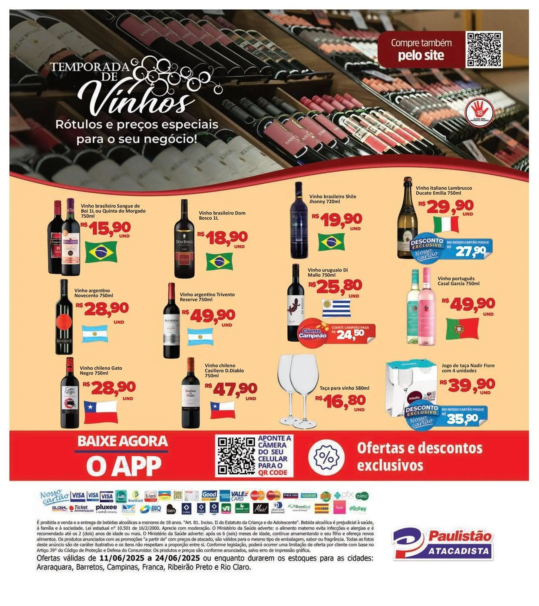 Encarte de Catálogo Paulistão Supermercados 17 de junho até 24 de junho 2025 - Pagina 4