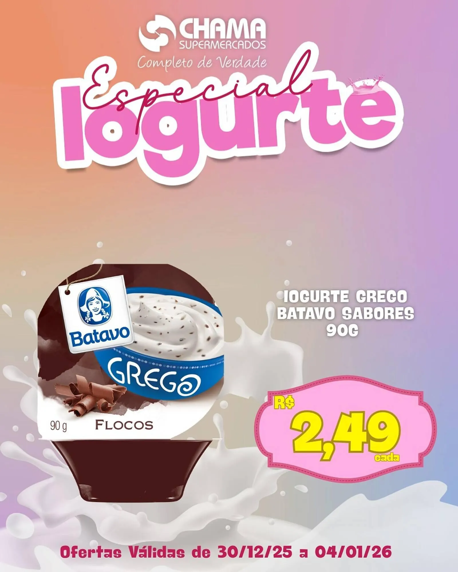 Encarte de Catálogo Chama Supermercados 30 de dezembro até 4 de janeiro 2026 - Pagina 2