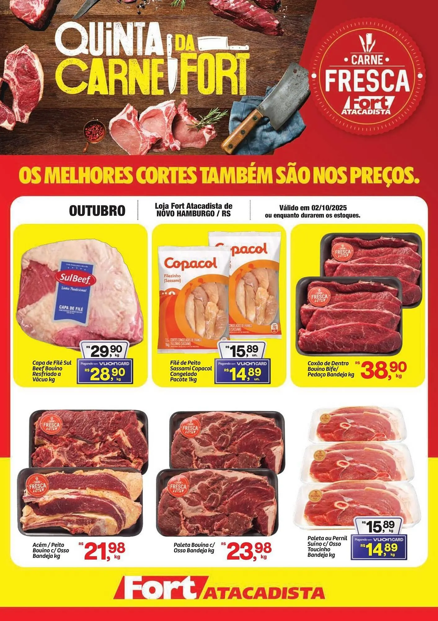 Encarte de Tabloide Fort Atacadista 2 de outubro até 2 de outubro 2025 - Pagina 1