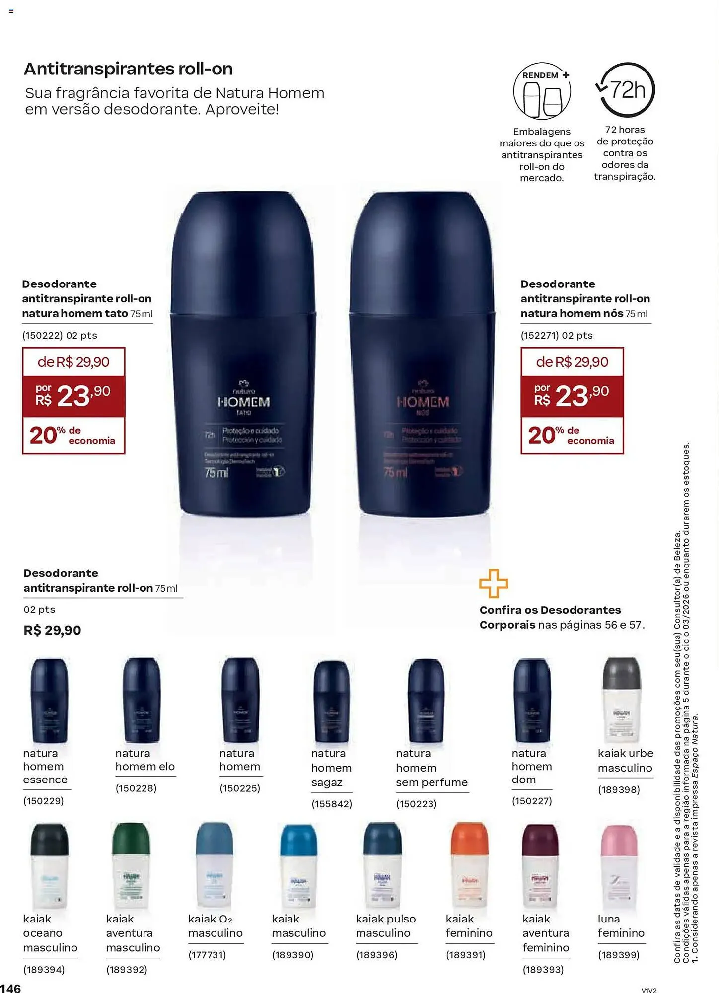 Encarte de Catálogo Natura 4 de fevereiro até 25 de fevereiro 2026 - Pagina 146