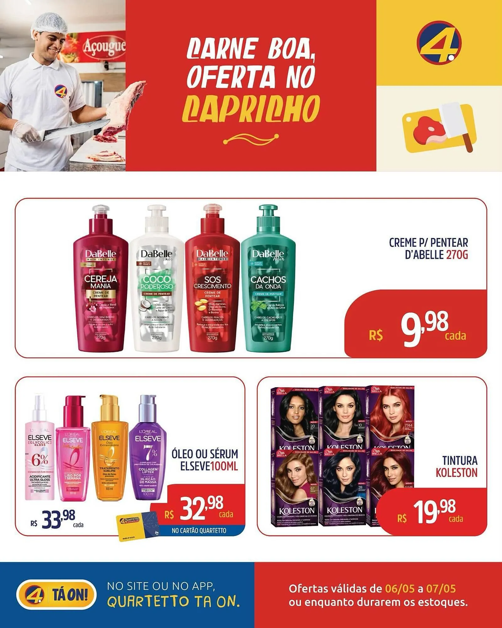 Encarte de Catálogo Quartetto Supermercados 6 de maio até 7 de maio 2026 - Pagina 9