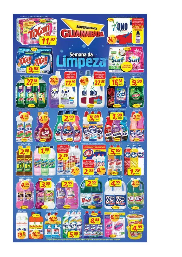 Encarte de Oferta Supermercados Guanabara 8 de agosto até 9 de agosto 2024 - Pagina 3