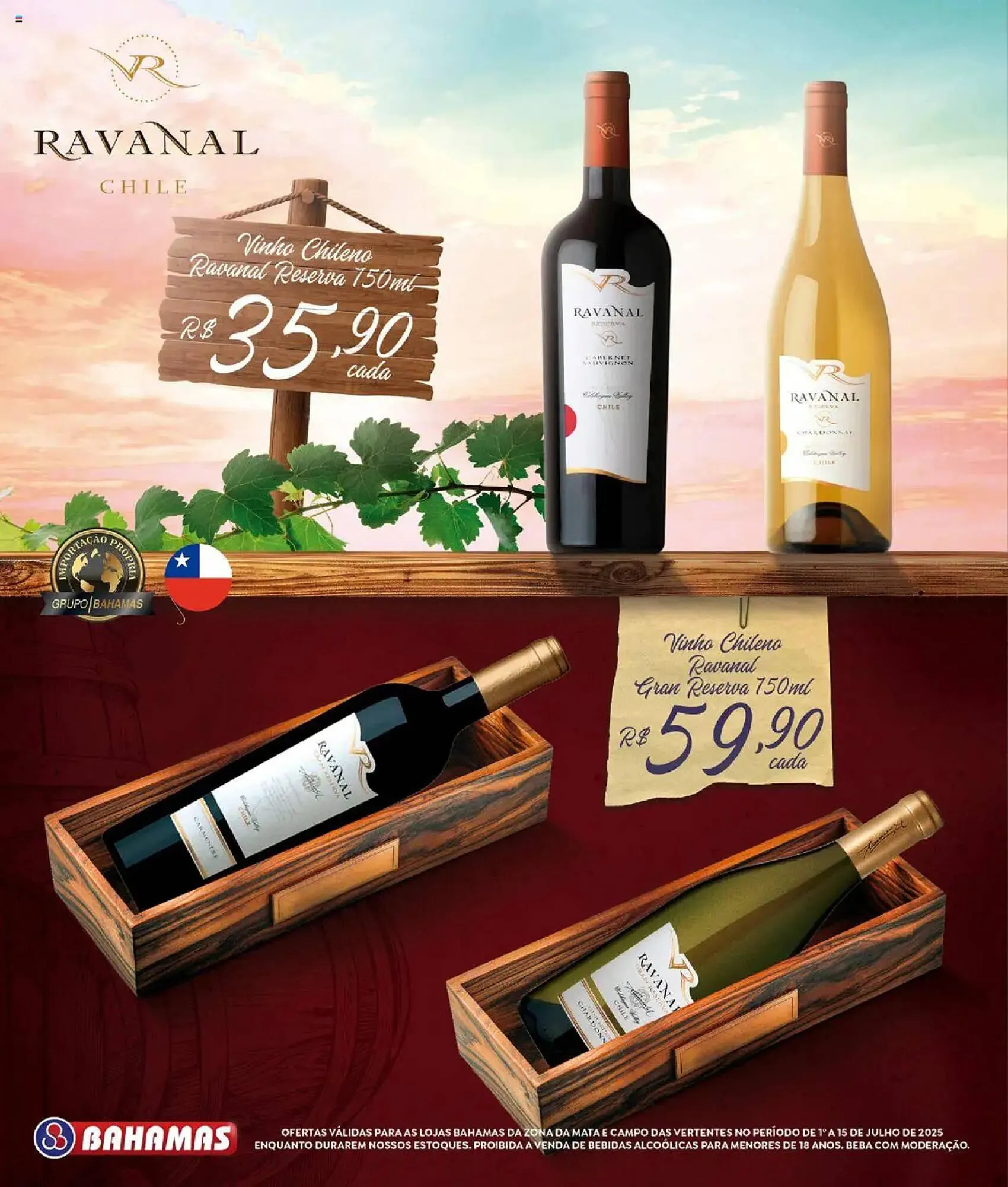 Encarte de Catálogo Bahamas Supermercados 1 de julho até 16 de julho 2025 - Pagina 2