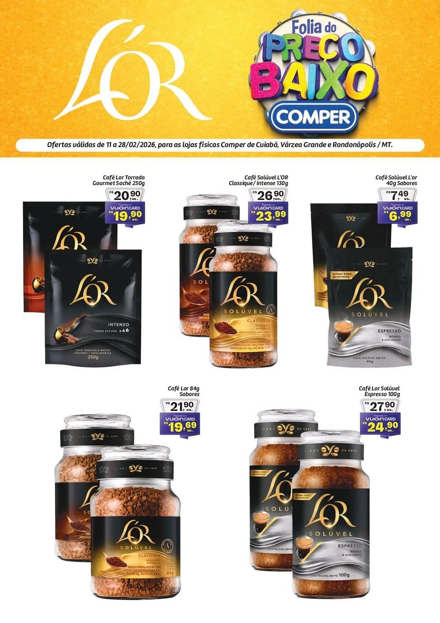 Encarte de Folheto Comper 11 de fevereiro até 28 de fevereiro 2026 - Pagina 1