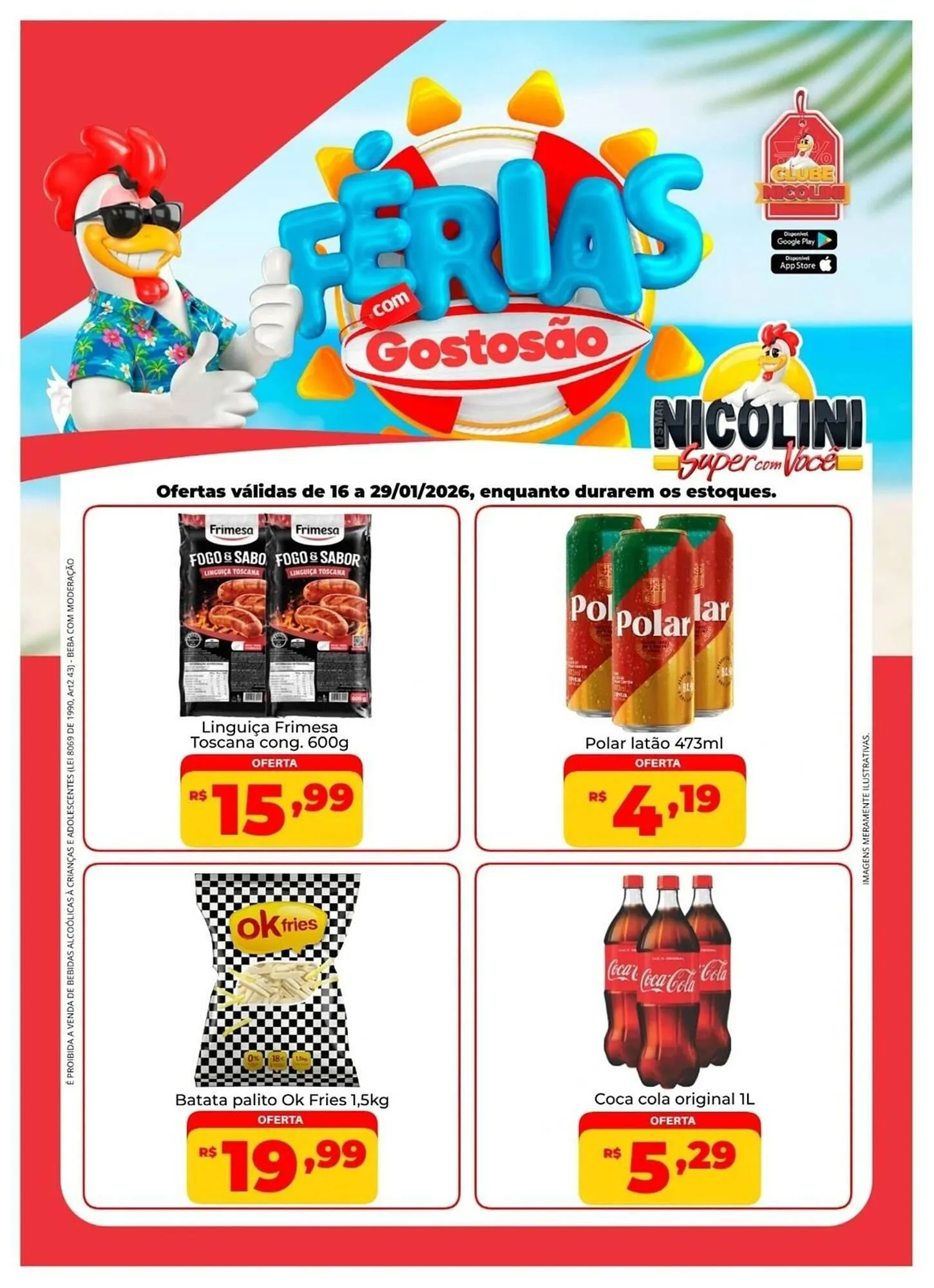 Encarte de Catálogo Super Nicolini 16 de janeiro até 29 de janeiro 2026 - Pagina 1
