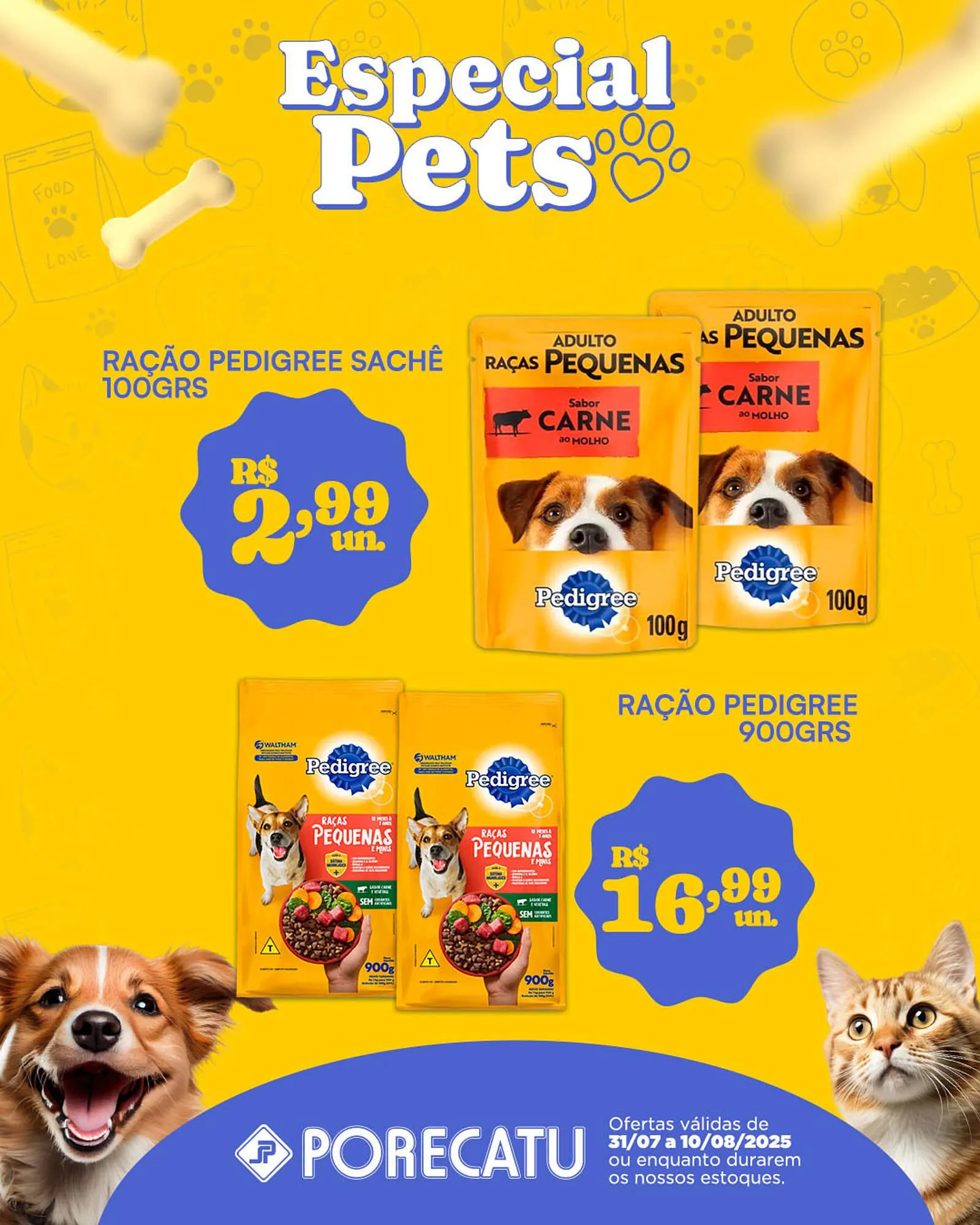 Encarte de Catálogo Supermercado Porecatu 1 de agosto até 10 de agosto 2025 - Pagina 1