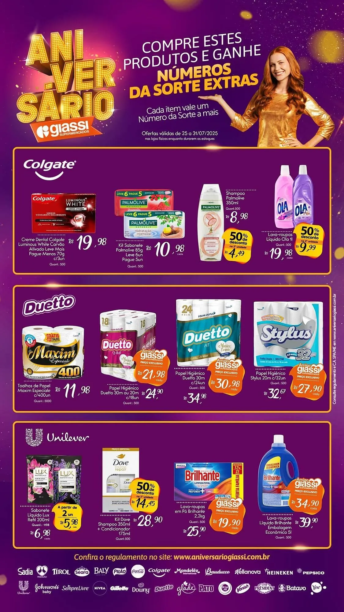 Encarte de Catálogo Giassi Supermercados 25 de julho até 31 de julho 2025 - Pagina 2