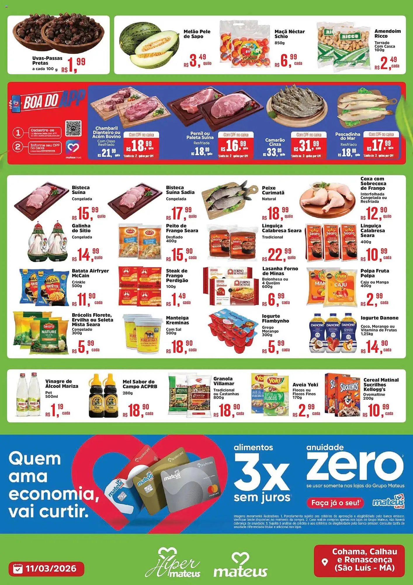 Encarte de Catálogo Supermercados Mateus 11 de março até 12 de março 2026 - Pagina 2