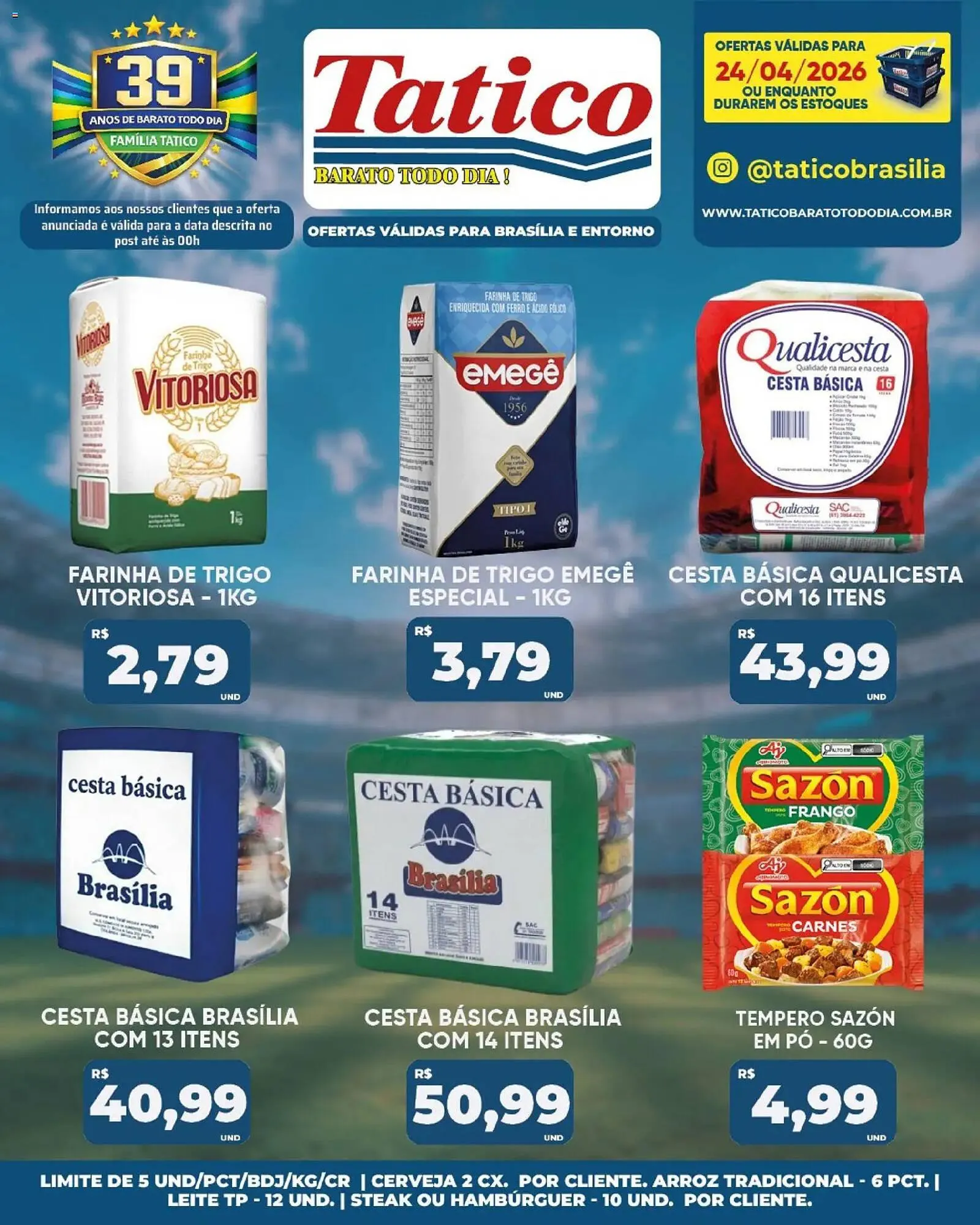 Encarte de Tabloide Tatico 24 de abril até 24 de abril 2026 - Pagina 18