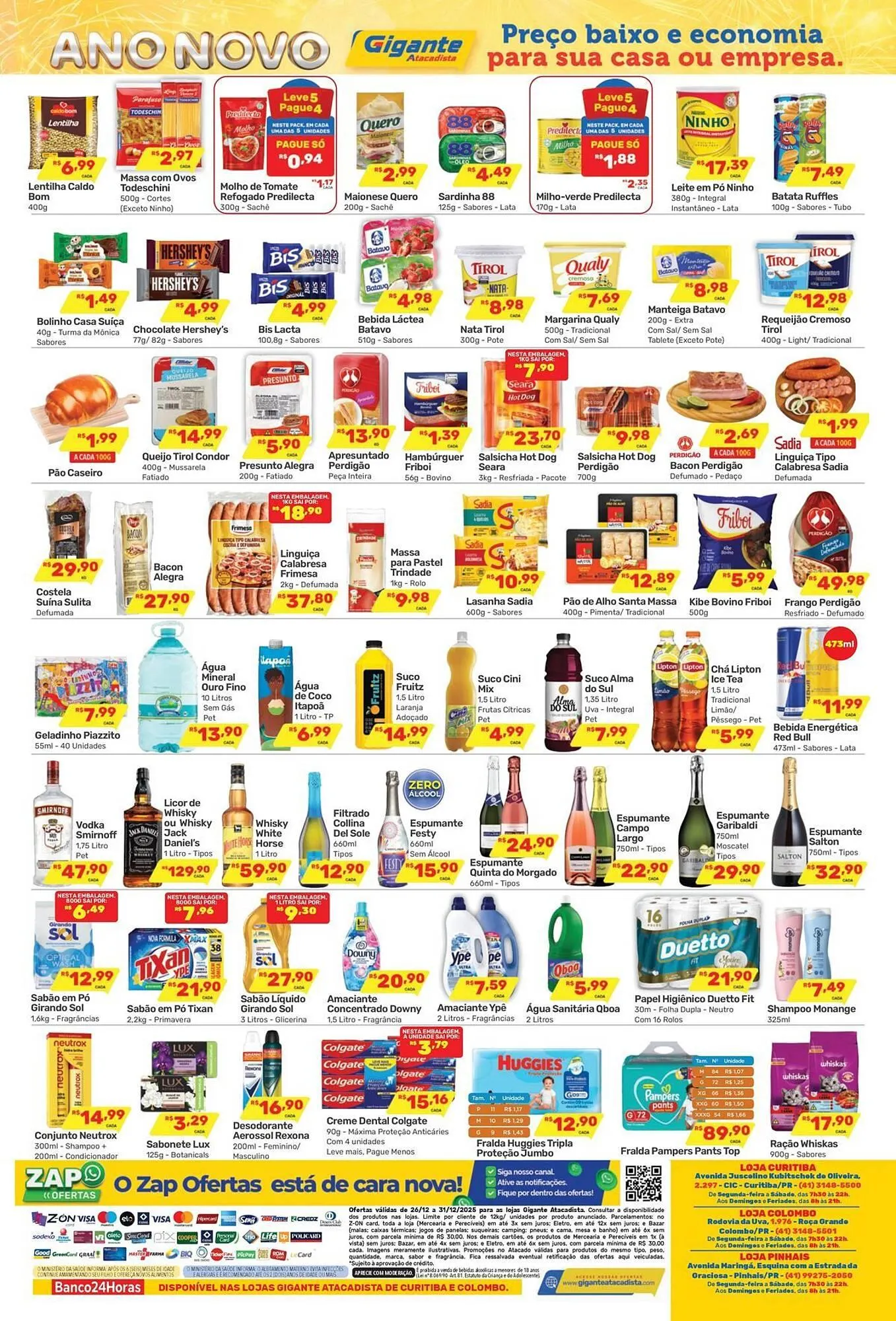 Encarte de Encarte Gigante Atacadista 26 de dezembro até 31 de dezembro 2025 - Pagina 2