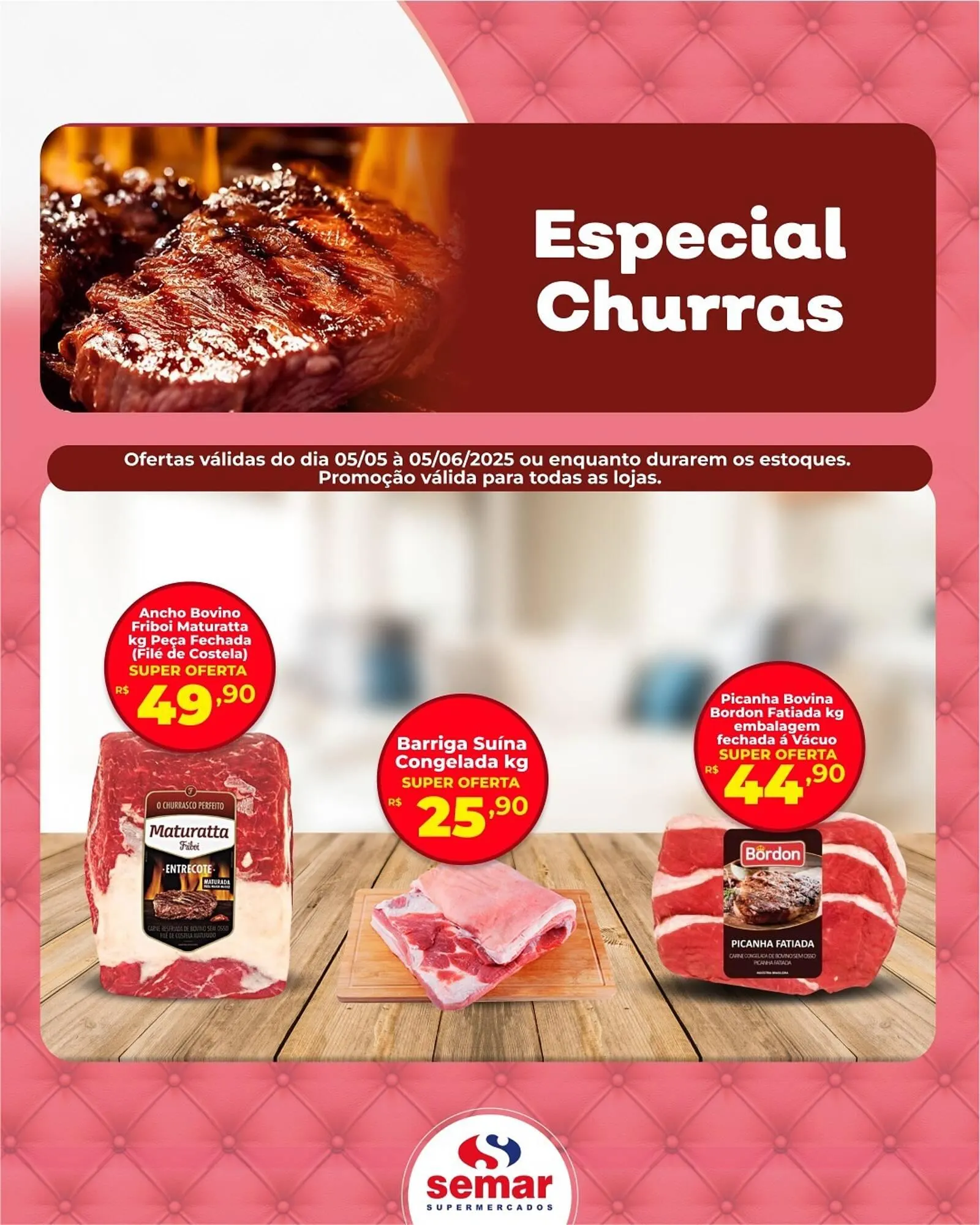 Encarte de Catálogo Semar Supermercado 11 de maio até 5 de junho 2025 - Pagina 3