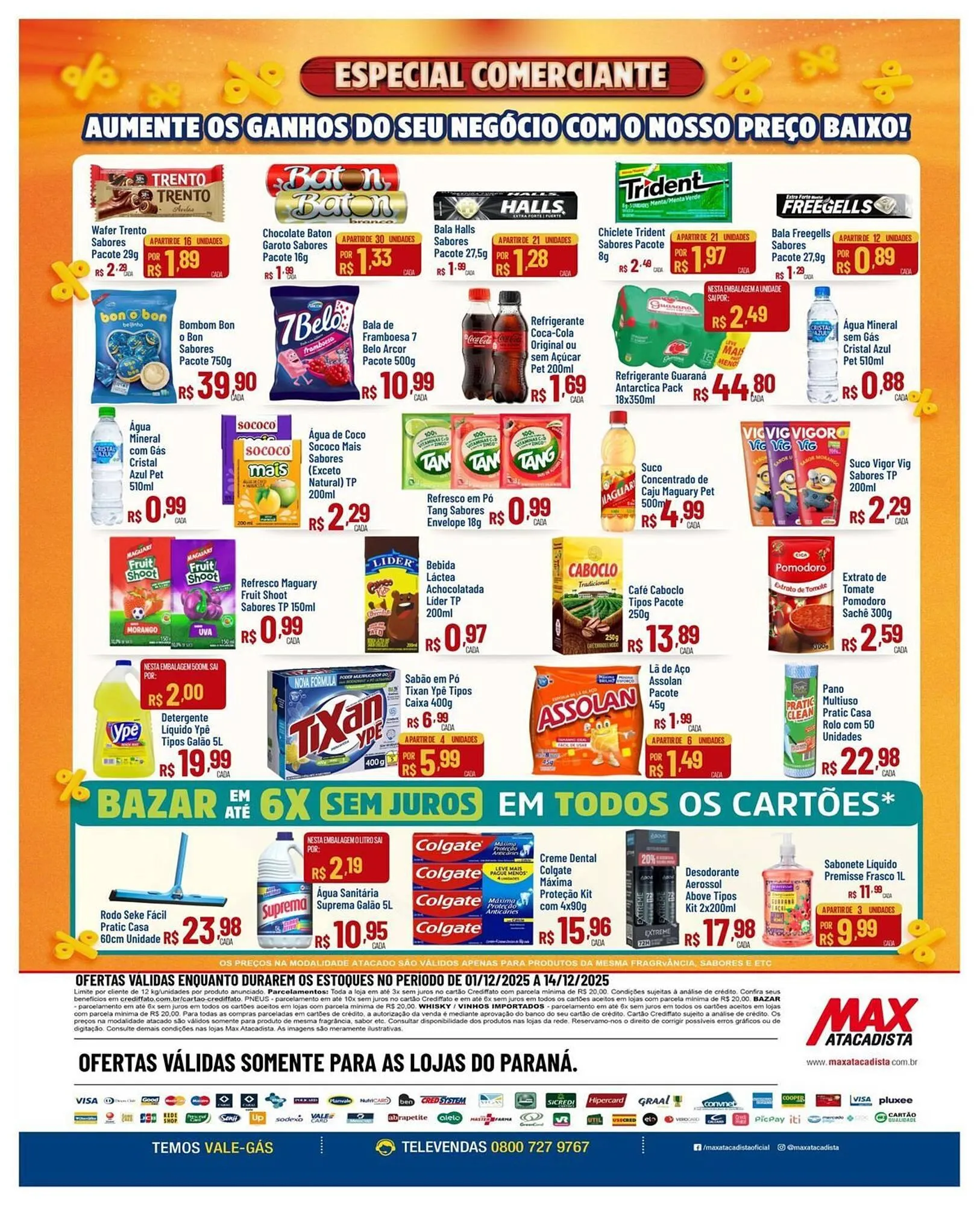 Encarte de Encarte Max Atacadista 1 de dezembro até 14 de dezembro 2025 - Pagina 4