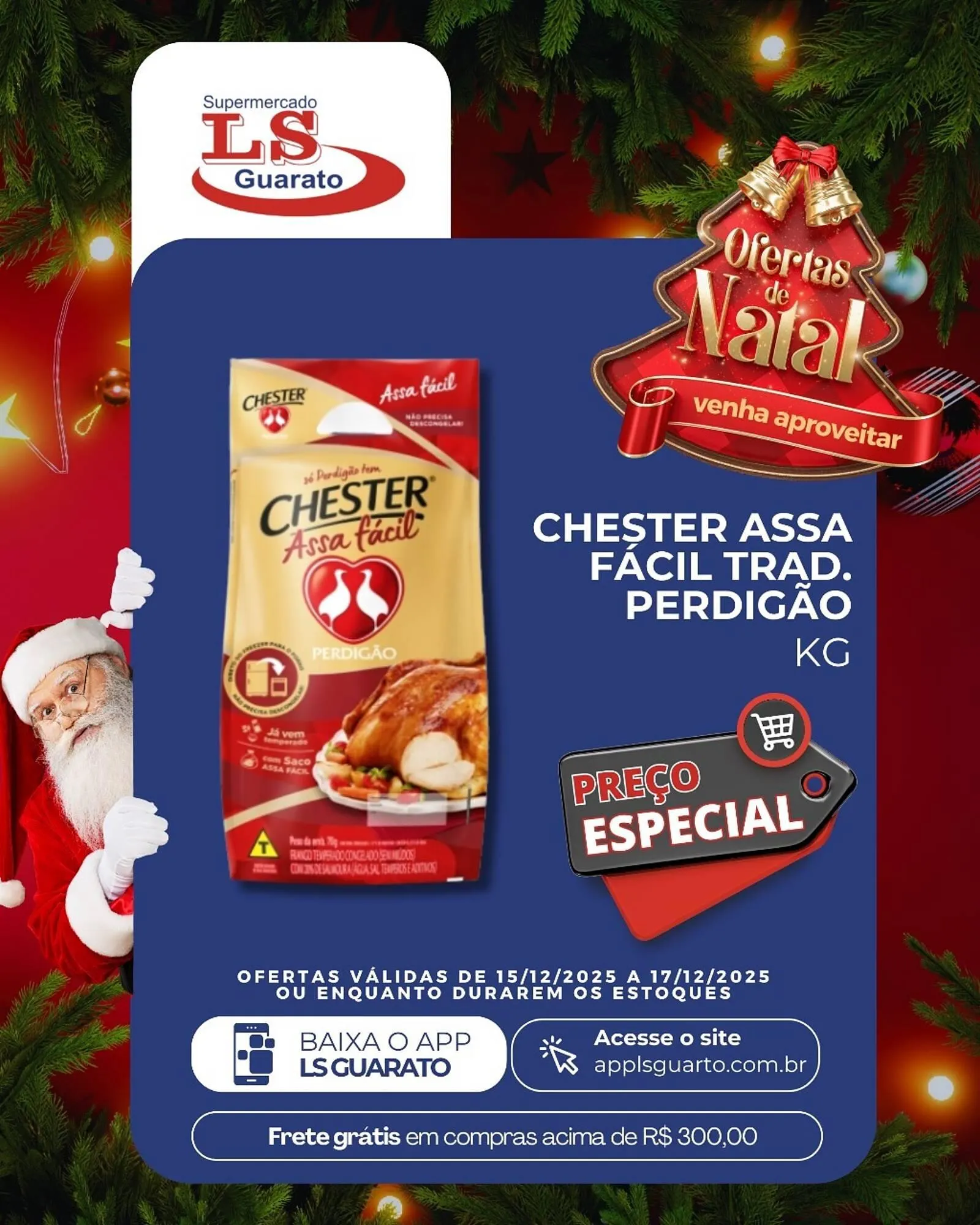 Encarte de Catálogo Supermercado LS Guarato 15 de dezembro até 17 de dezembro 2025 - Pagina 1