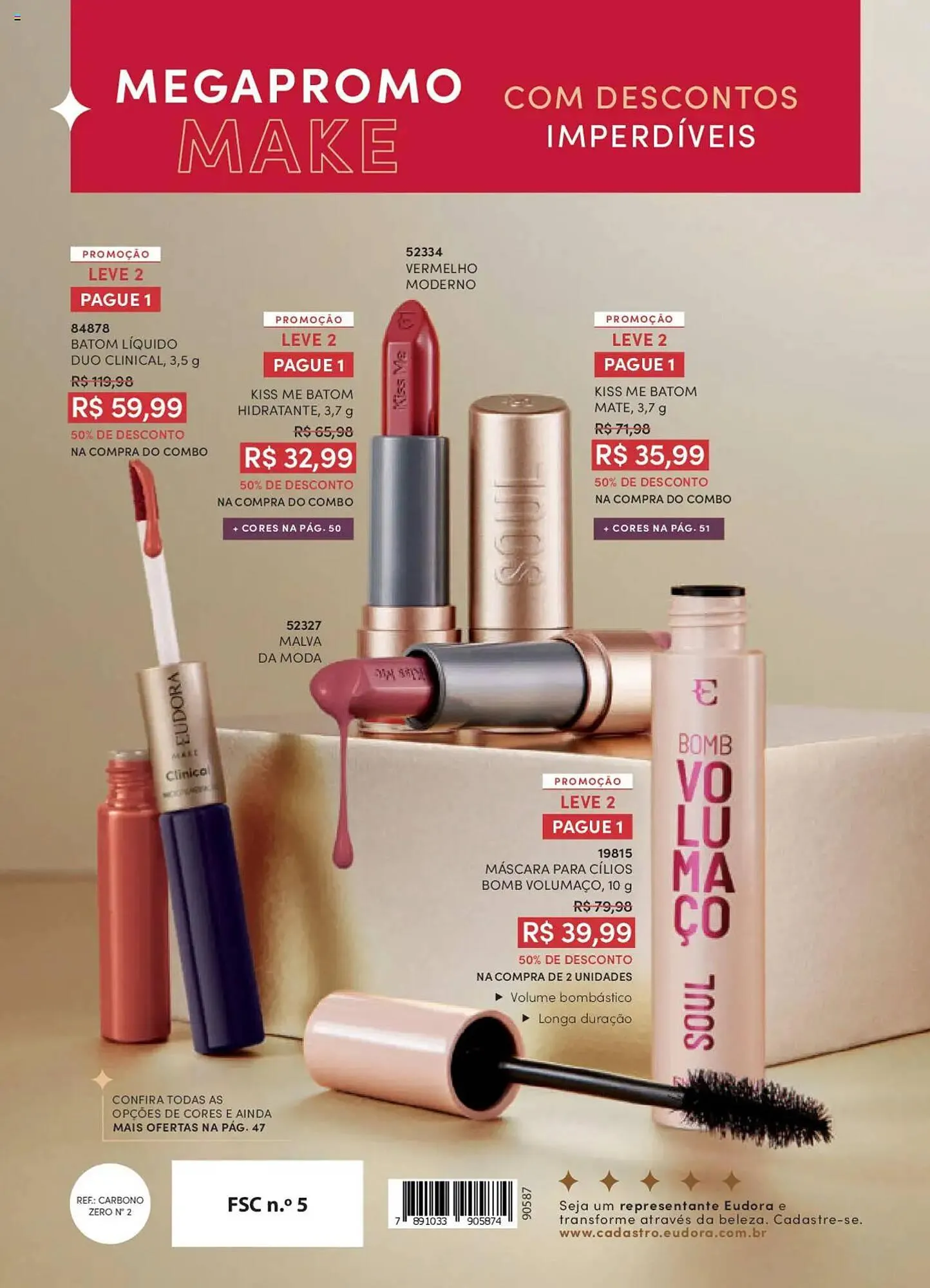 Encarte de Catálogo Eudora 8 de setembro até 3 de outubro 2025 - Pagina 106