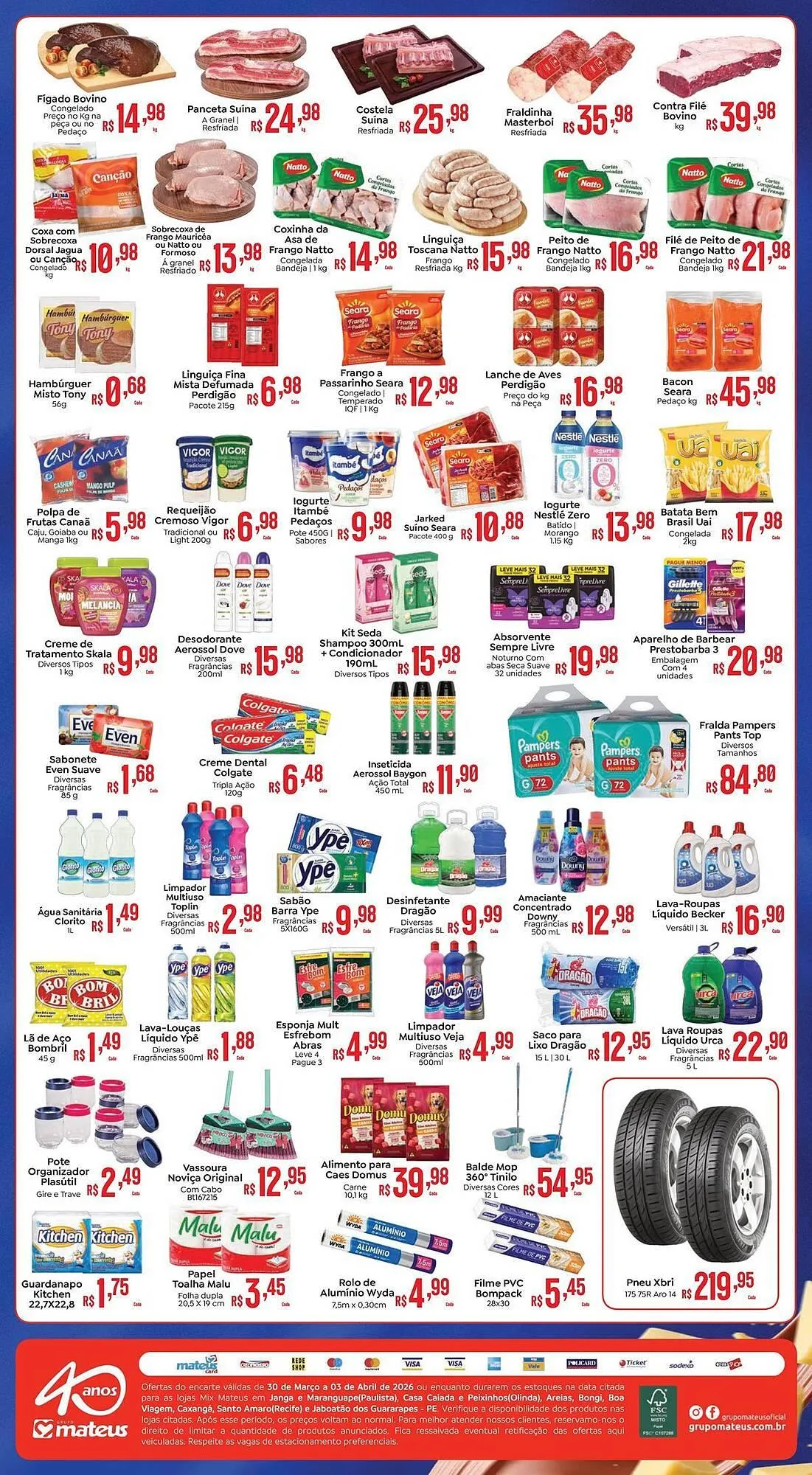 Encarte de Catálogo Supermercados Mateus 30 de março até 3 de abril 2026 - Pagina 2