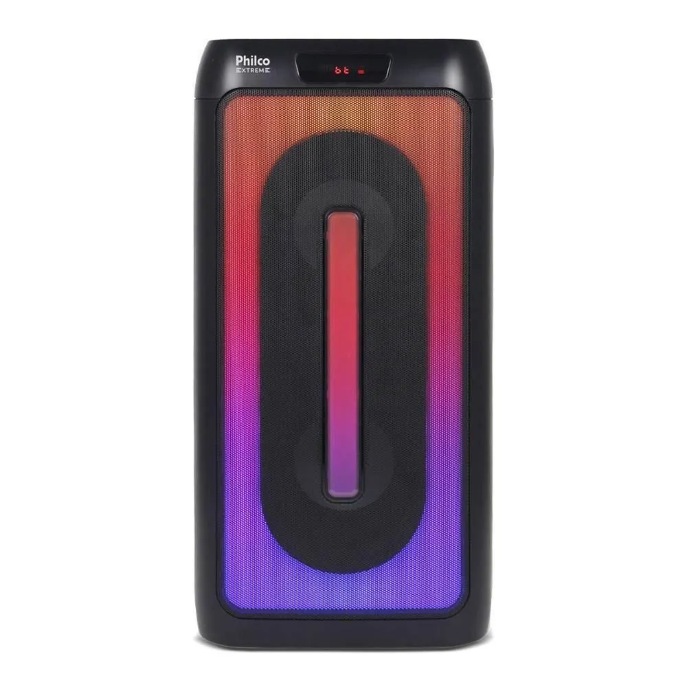 Caixa De Som Amplificada Philco 350W Pcx4501 Flash Lights