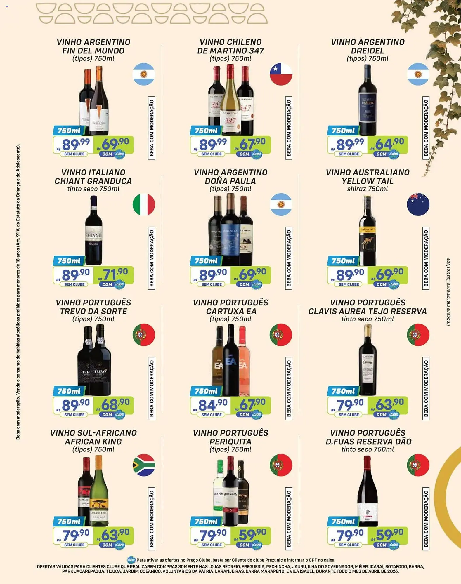 Encarte de Encarte Prezunic 1 de abril até 1 de maio 2026 - Pagina 5