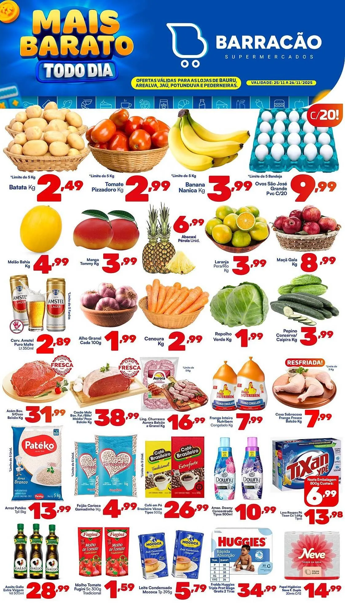 Encarte de Catálogo Barracão Supermercado 25 de novembro até 26 de novembro 2025 - Pagina 1