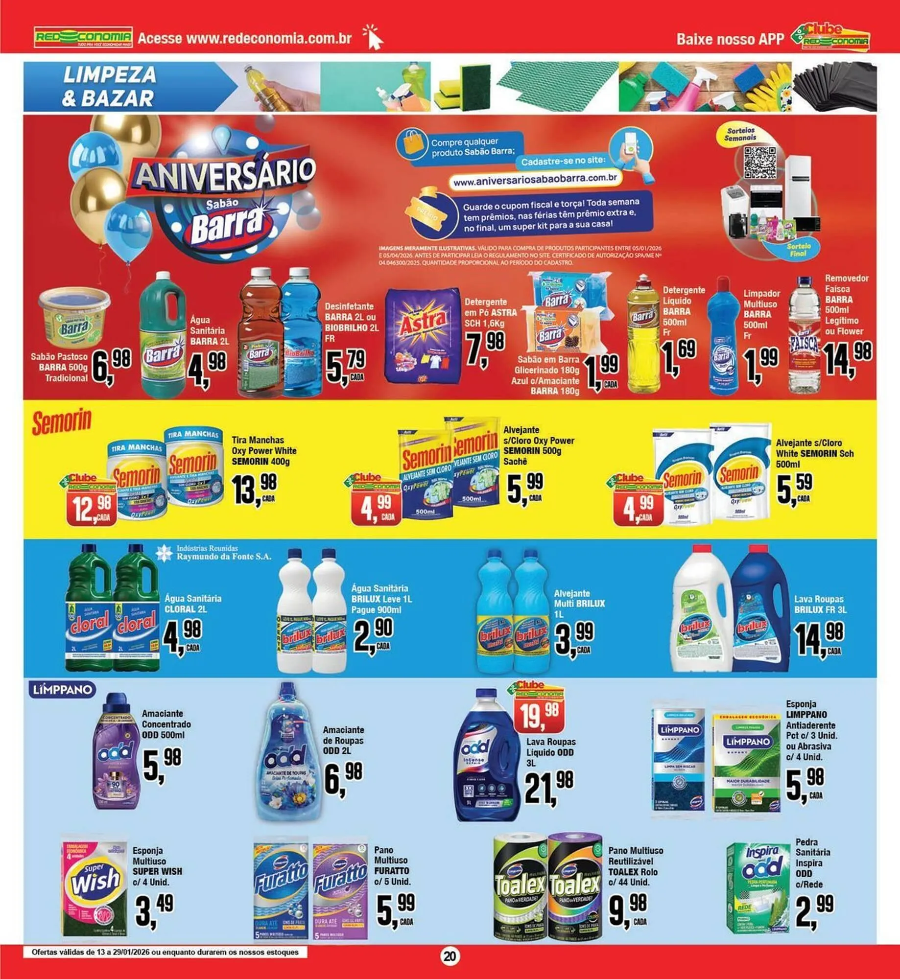 Encarte de Encarte Rede Economia 12 de janeiro até 29 de janeiro 2026 - Pagina 20
