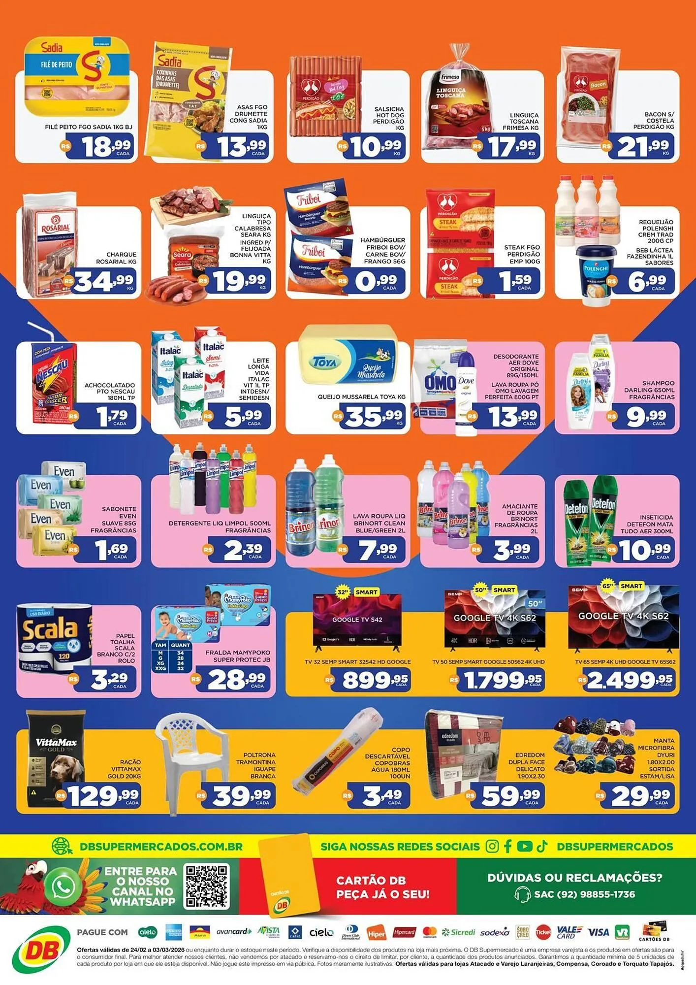 Encarte de Catálogo DB Supermercados 25 de fevereiro até 3 de março 2026 - Pagina 2