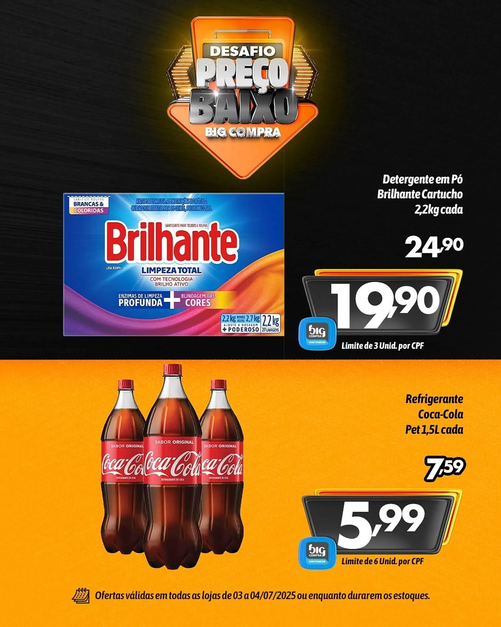 Encarte de Catálogo Supermercados Big Compra 3 de julho até 3 de julho 2025 - Pagina 2