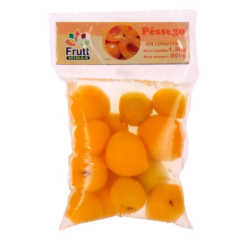 Pêssego em Conserva 800g Frutt Minas