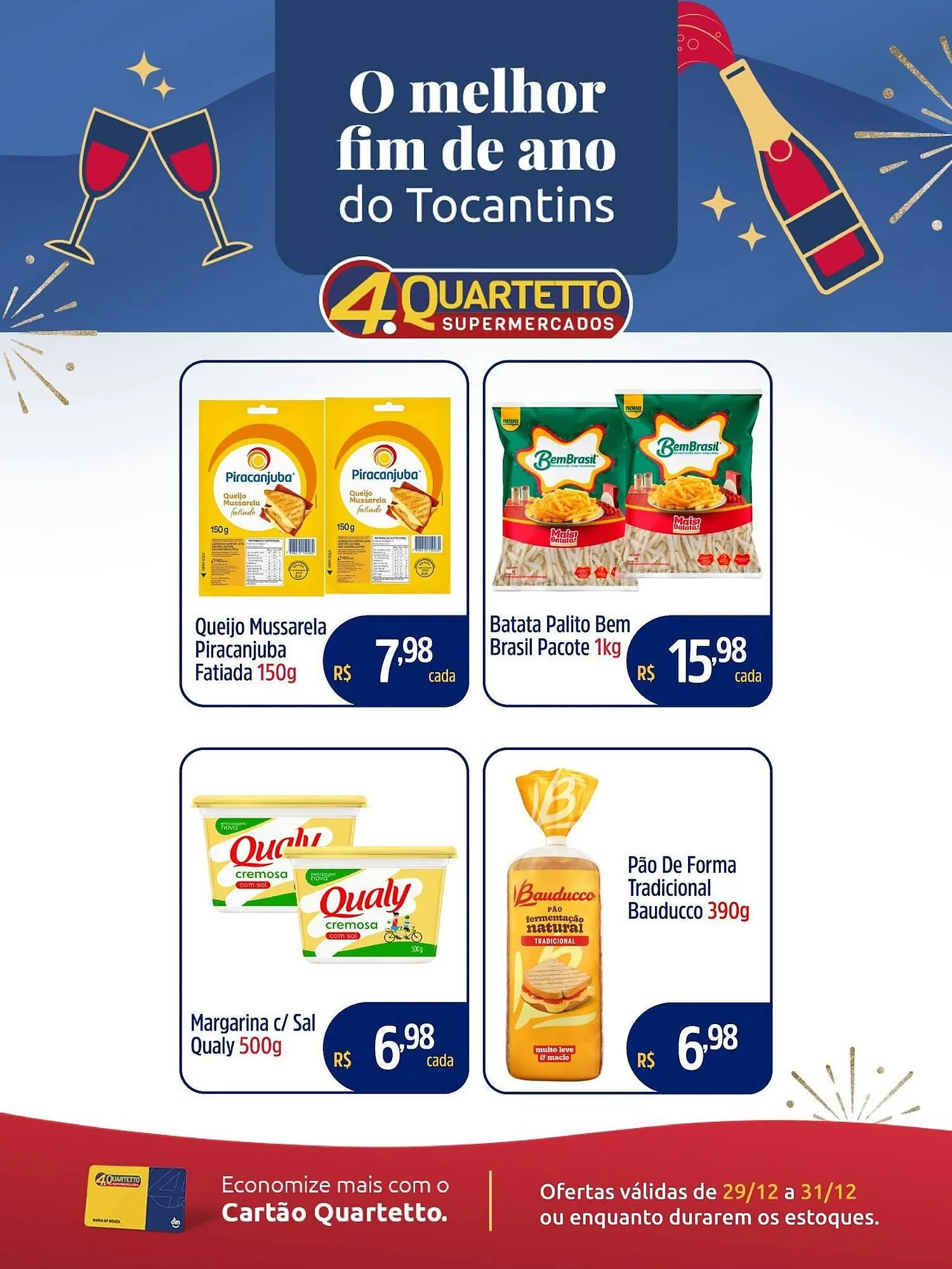 Encarte de Catálogo Quartetto Supermercados 29 de dezembro até 31 de dezembro 2025 - Pagina 1