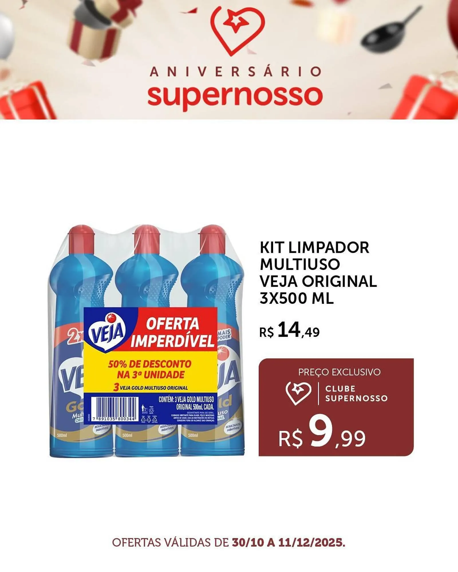 Encarte de Folheto Super Nosso 3 de novembro até 6 de dezembro 2025 - Pagina 4