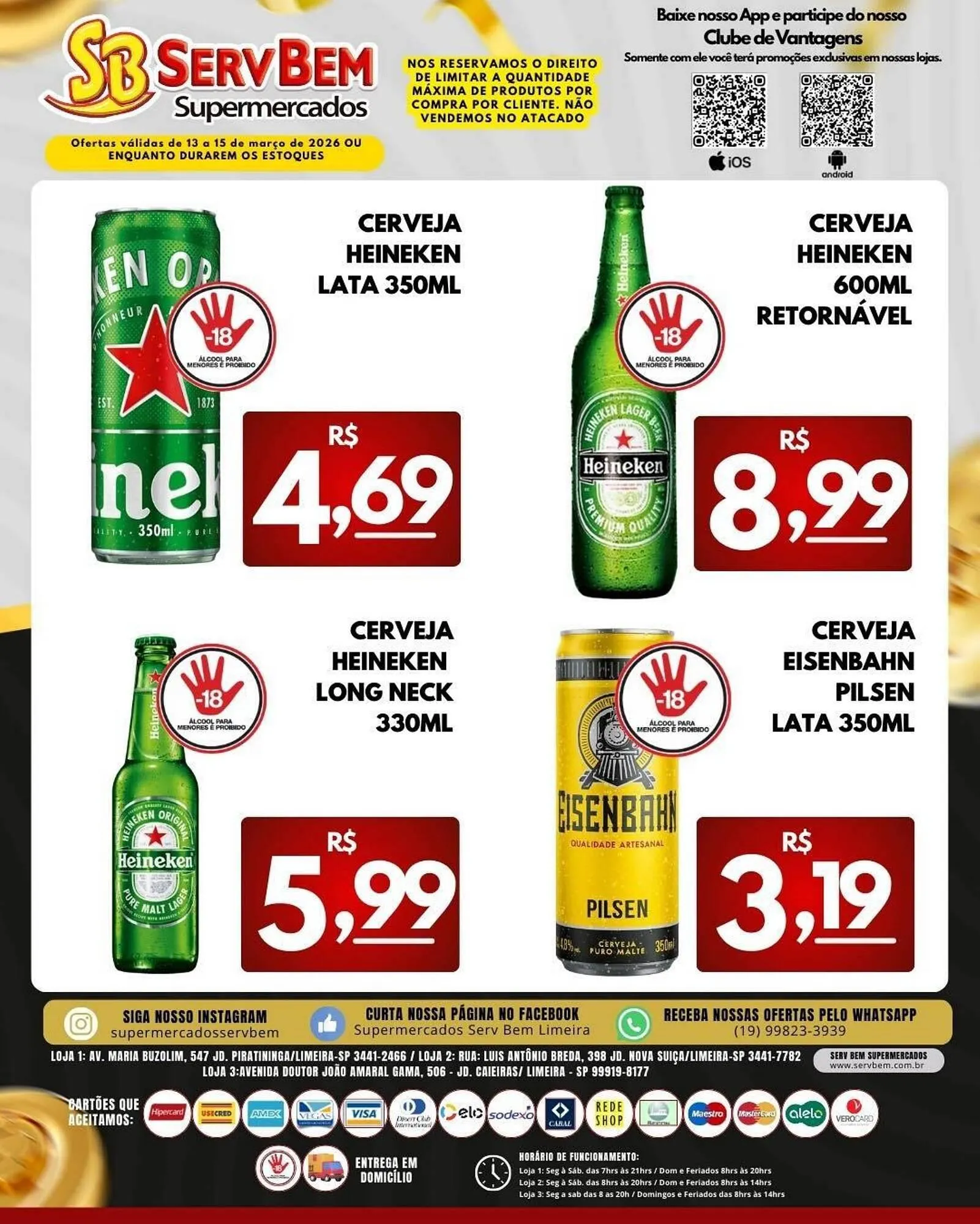 Encarte de Catálogo ServBem 13 de março até 15 de março 2026 - Pagina 1