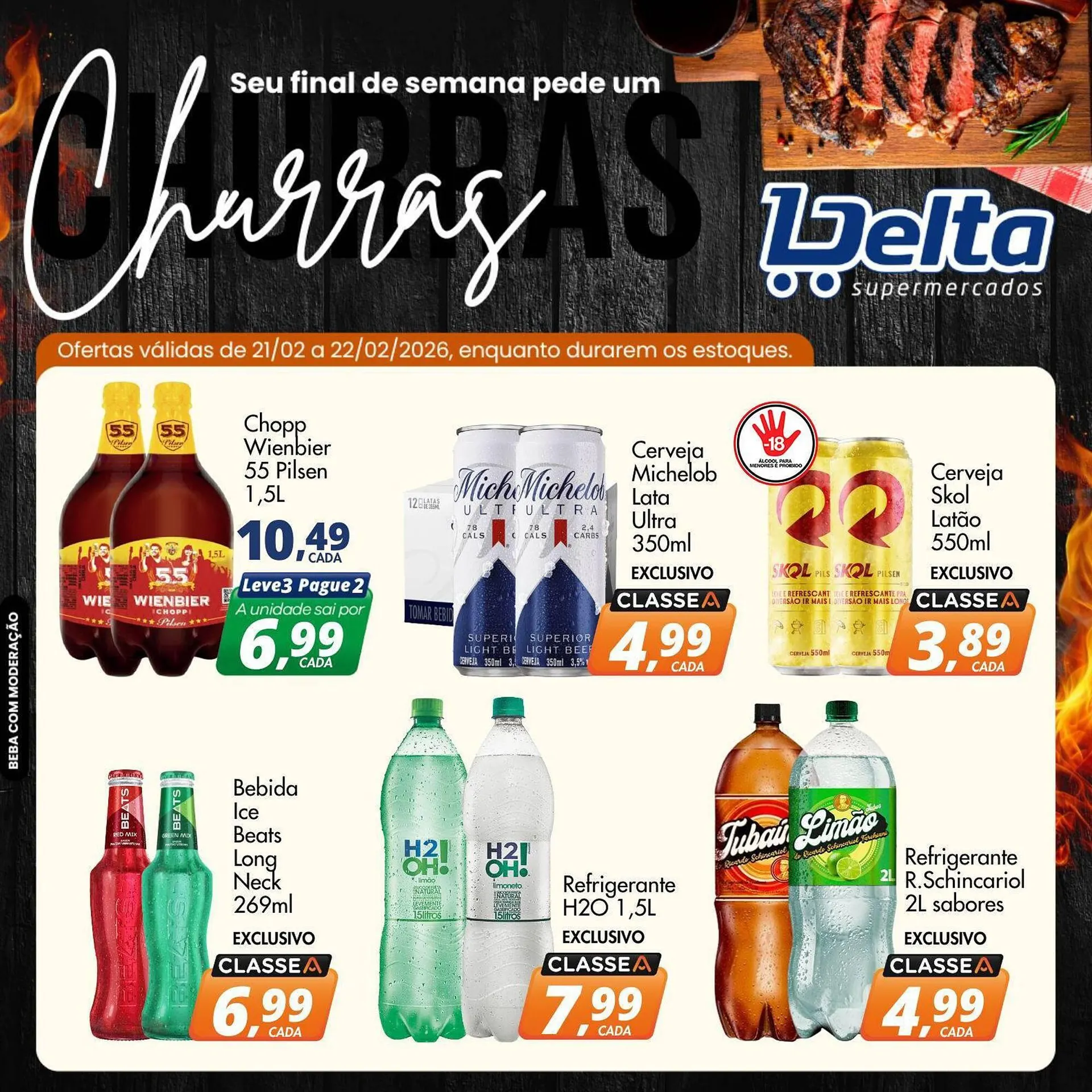 Encarte de Catálogo Delta Supermercados 21 de fevereiro até 22 de fevereiro 2026 - Pagina 2