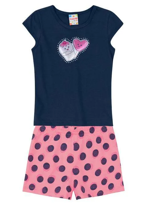 Conjunto Infantil Menina De Sorvetinho Brandili