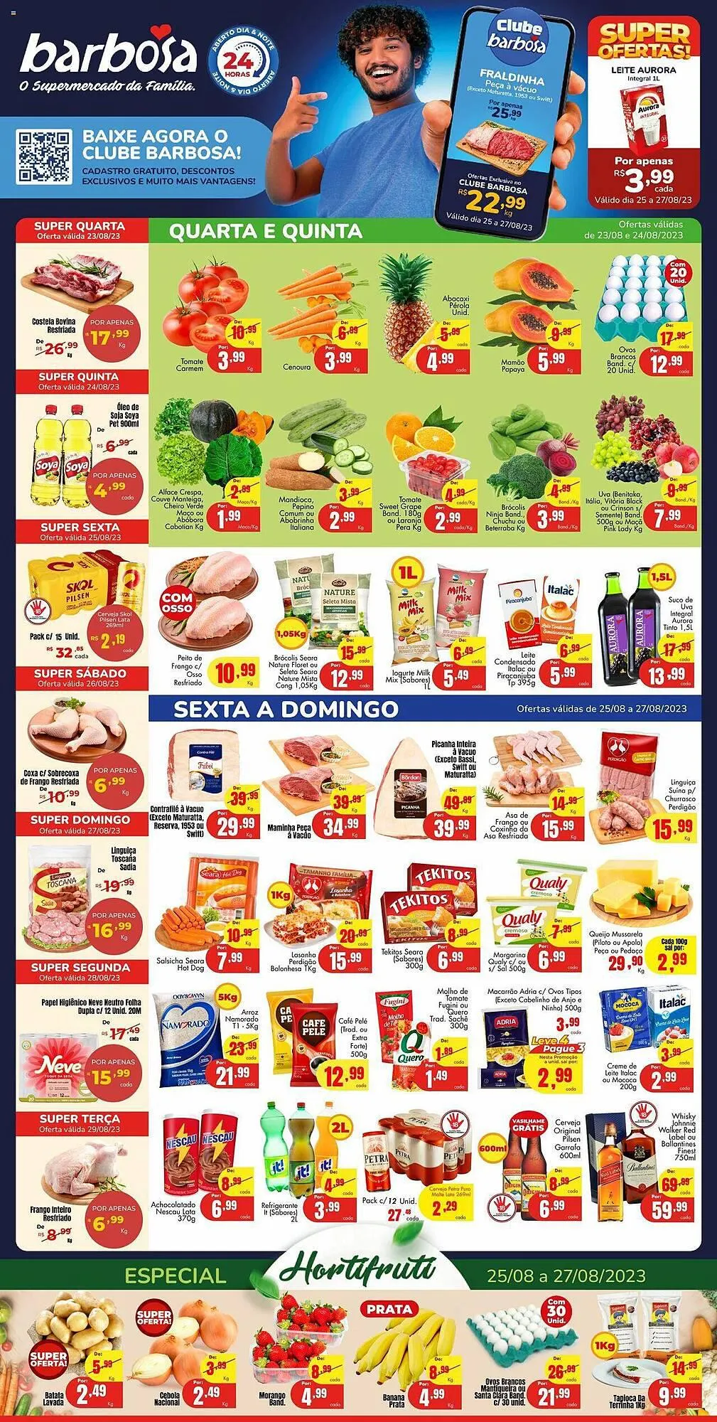 Encarte de Catálogo Barbosa Supermercados 23 de agosto até 24 de agosto 2023 - Pagina 1