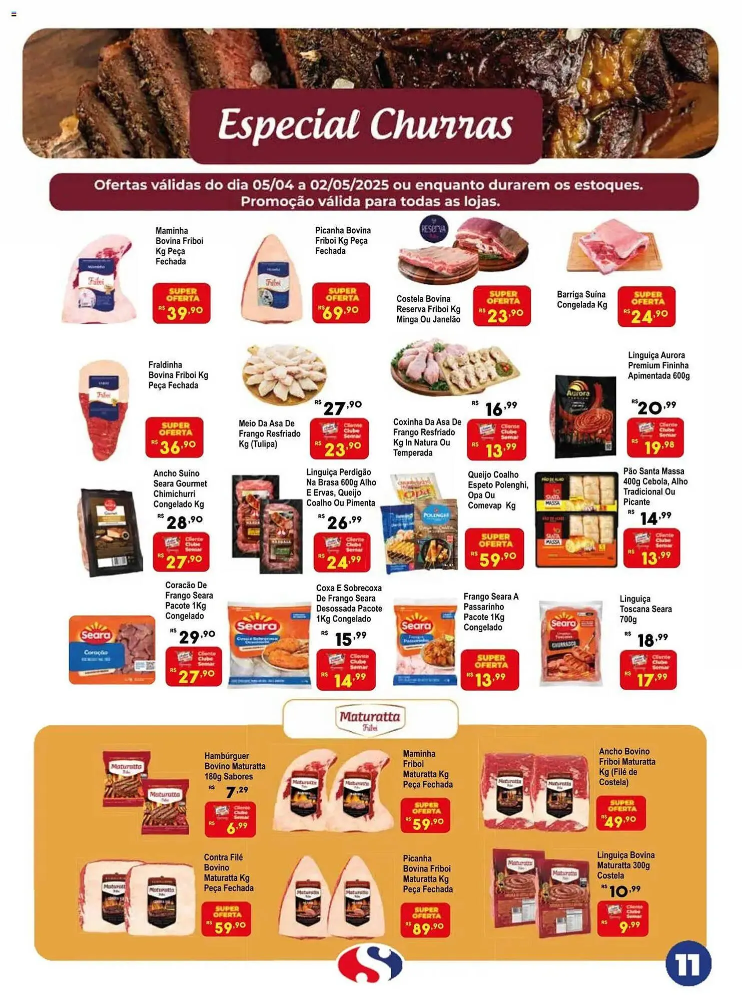 Encarte de Catálogo Semar Supermercado 5 de abril até 2 de maio 2025 - Pagina 11