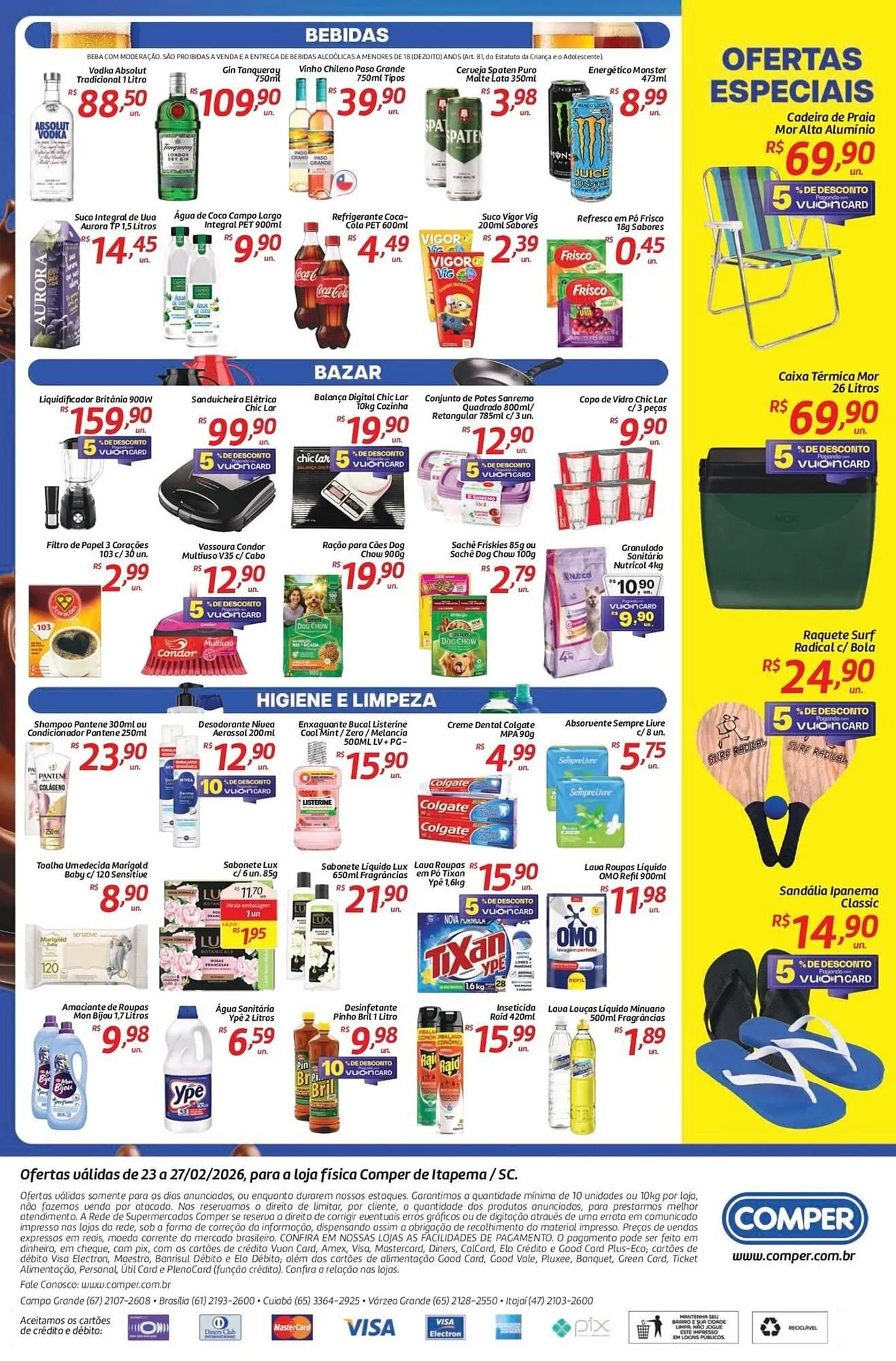 Encarte de Folheto Comper 23 de fevereiro até 27 de fevereiro 2026 - Pagina 4