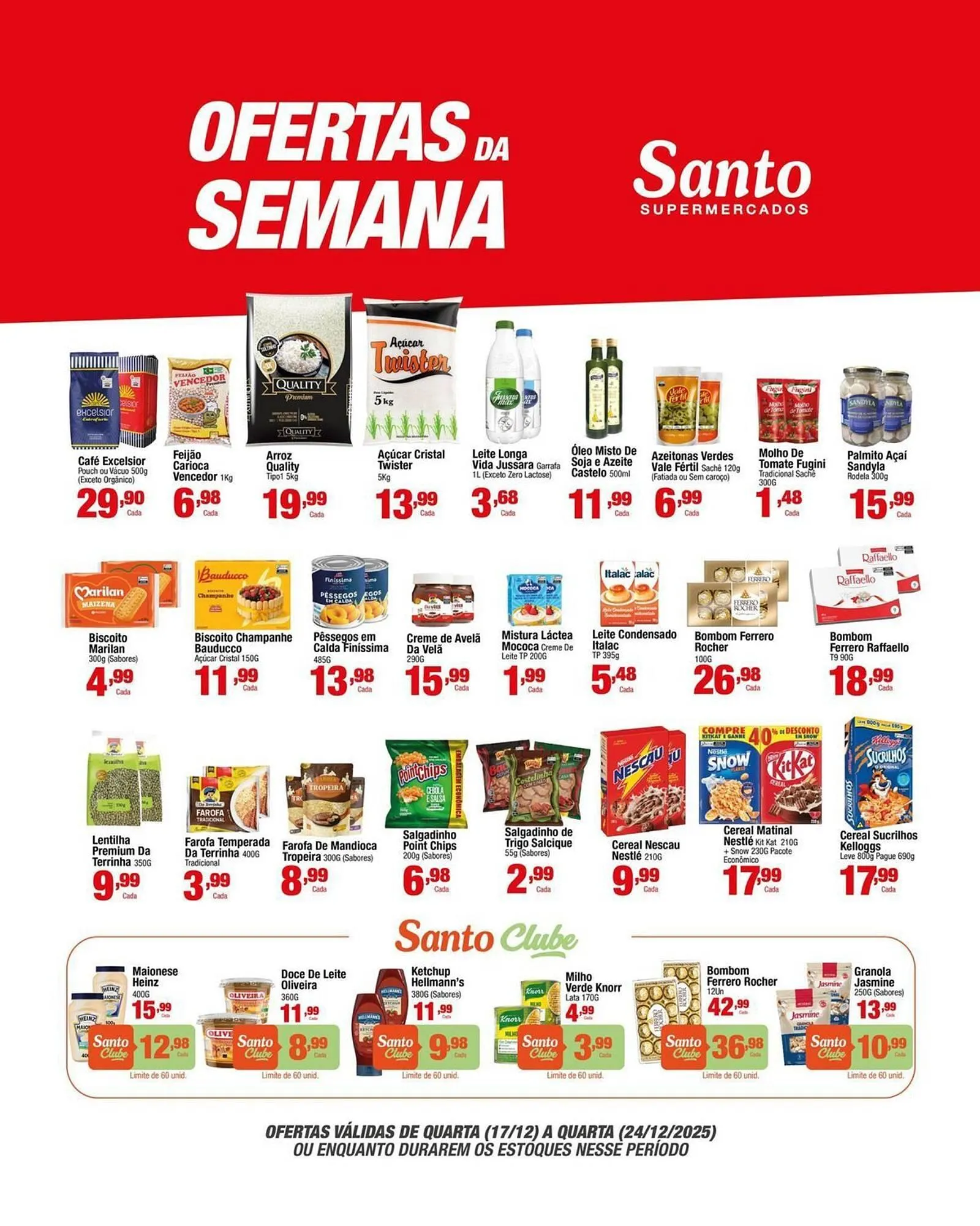 Encarte de Catálogo Santo Supermercados 17 de dezembro até 24 de dezembro 2025 - Pagina 2