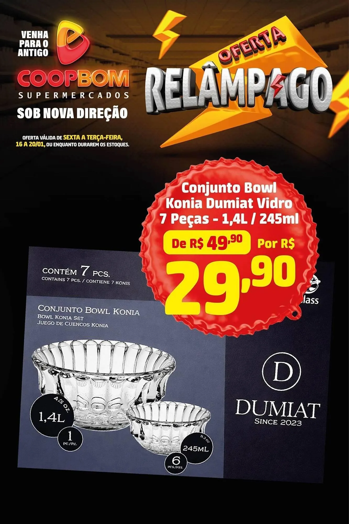 Encarte de Tabloide CoopBom 19 de janeiro até 20 de janeiro 2026 - Pagina 1