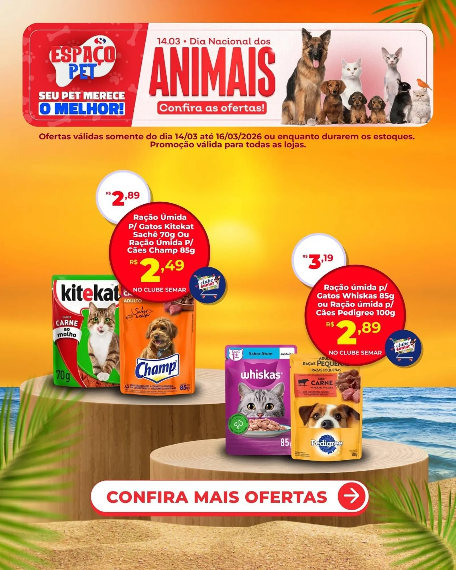 Encarte de Folheto Semar Supermercado 14 de março até 16 de março 2026 - Pagina 1