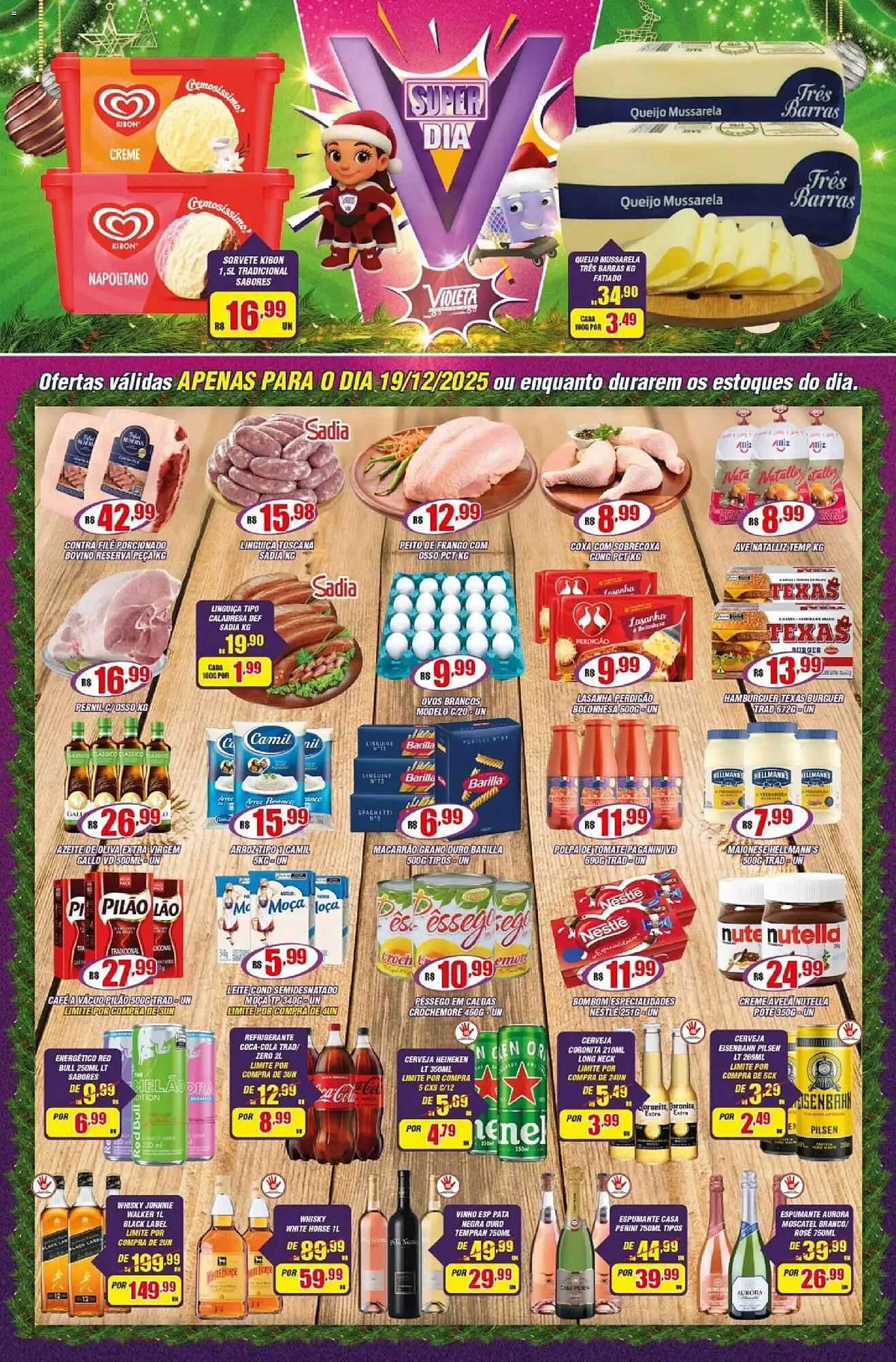 Encarte de Catálogo Violeta Supermercados 18 de dezembro até 19 de dezembro 2025 - Pagina 1