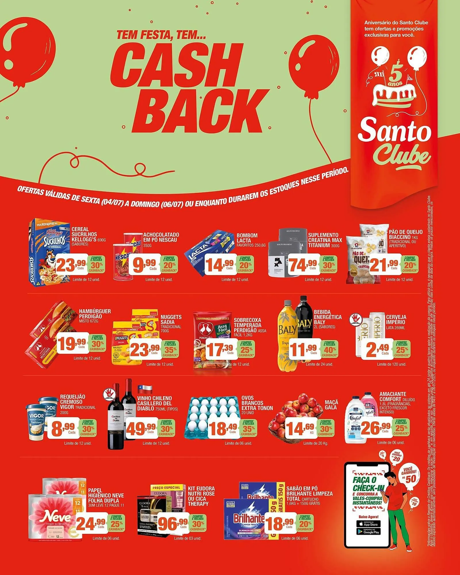 Encarte de Catálogo Santo Supermercados 2 de julho até 7 de julho 2025 - Pagina 2