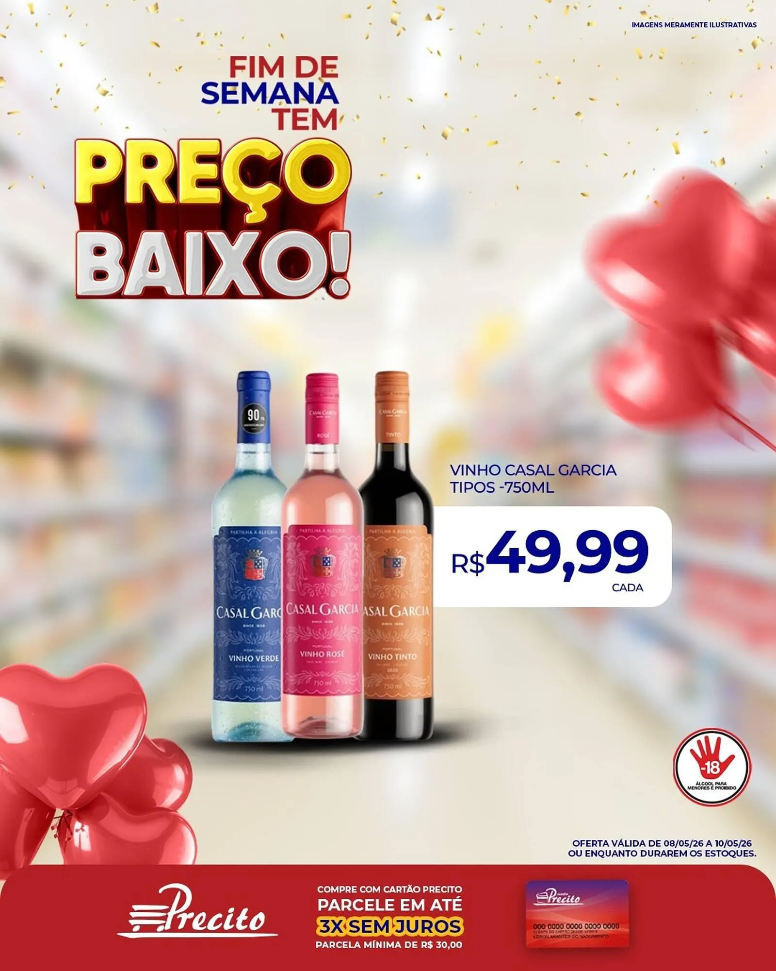 Encarte de Catálogo Supermercado Precito 8 de maio até 10 de maio 2026 - Pagina 1